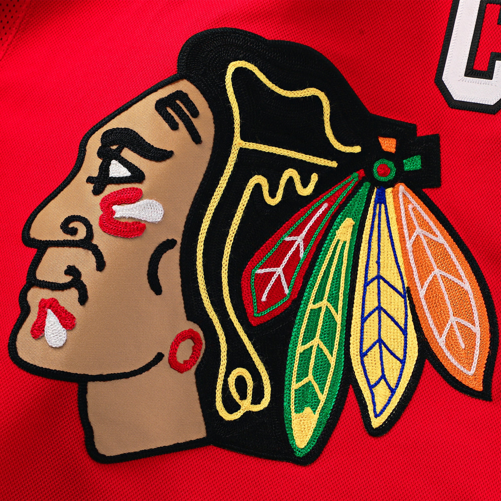 Alternative view of custom Fanatics Blackhawks Red Jersey - Fanatics Blackhawks Red Jersey