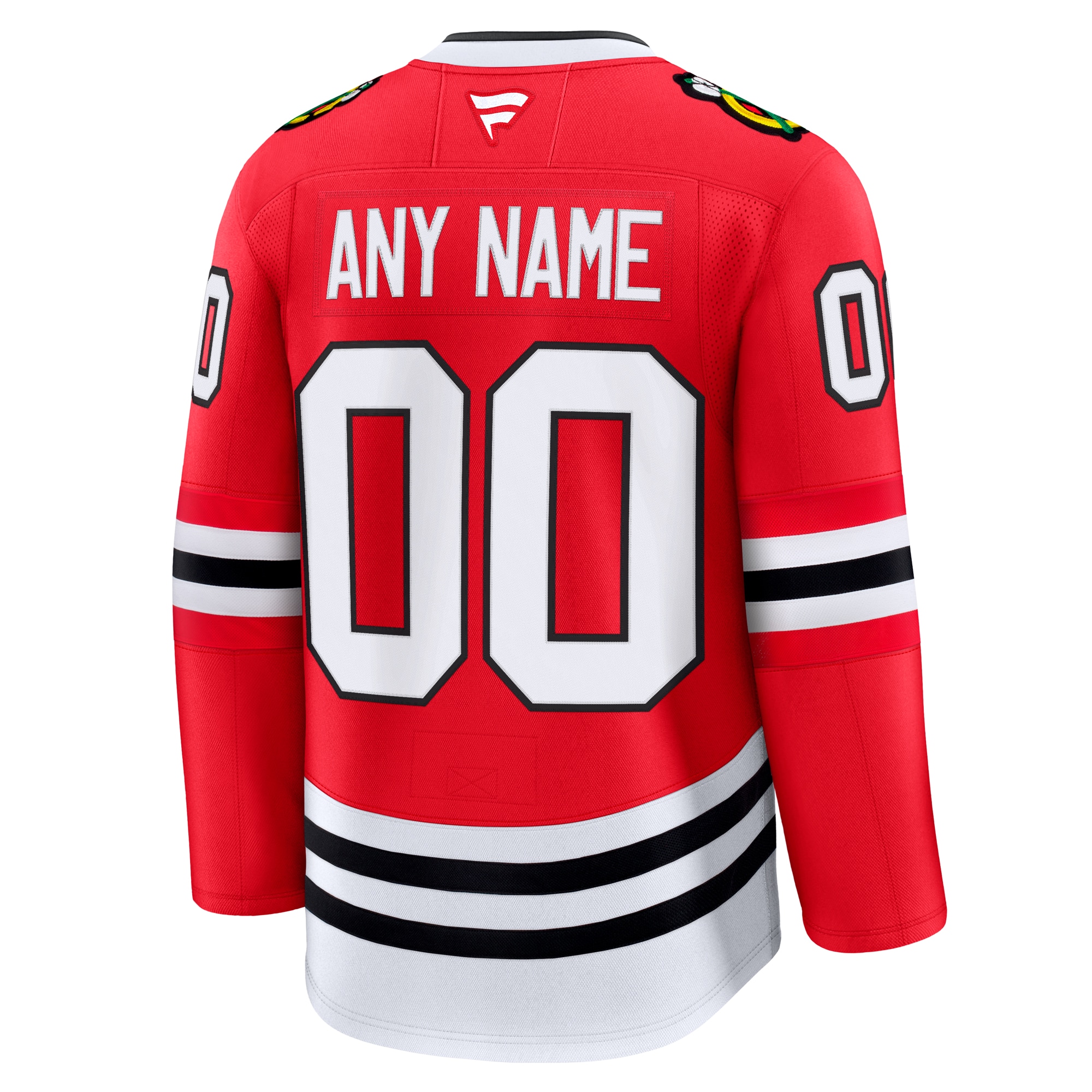 custom Fanatics Blackhawks Red Jersey - Fanatics Blackhawks Red Jersey