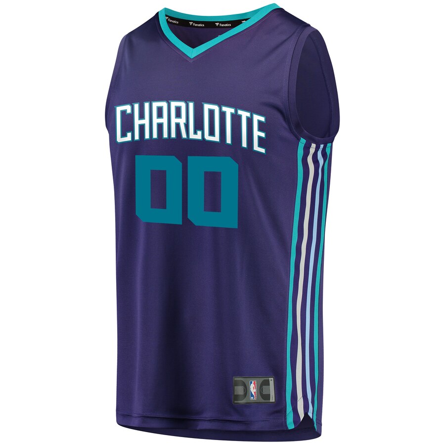 Alternative view of custom Fanatics Hornets Purple Jersey - Fanatics Hornets Purple Jersey