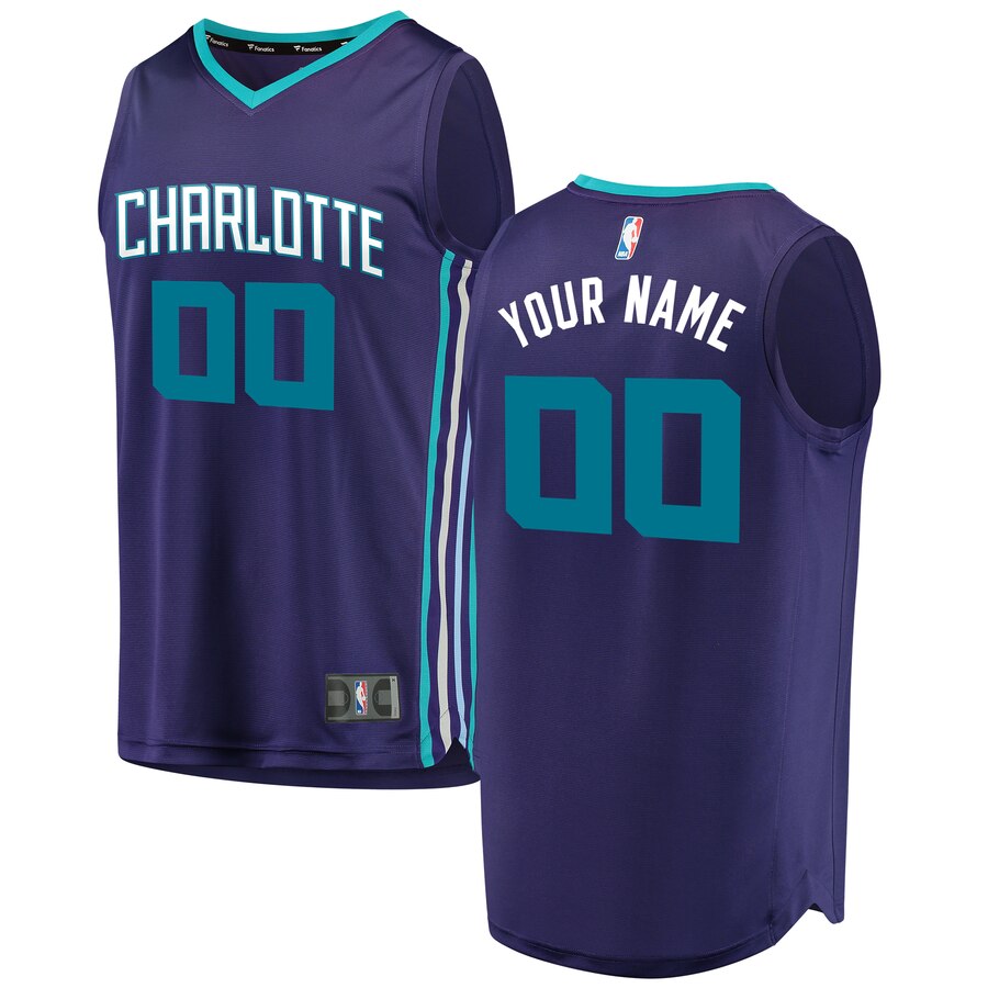 custom Fanatics Hornets Purple Jersey - Fanatics Hornets Purple Jersey