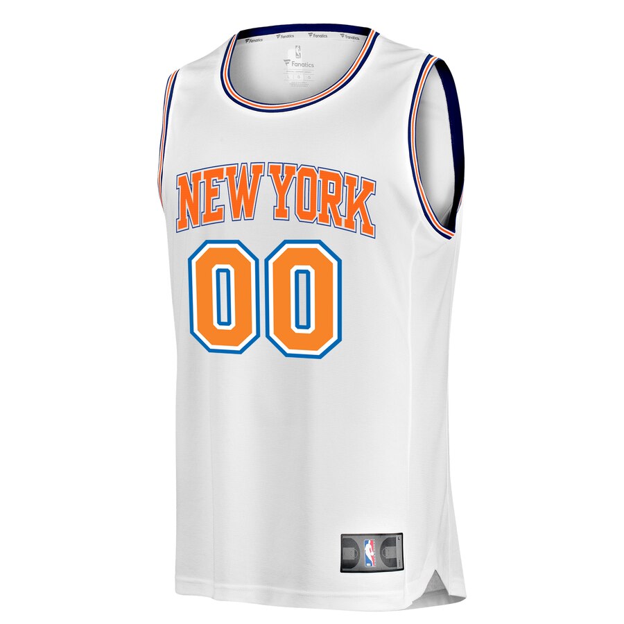 Alternative view of custom Fanatics Knicks White Jersey - Fanatics Knicks White Jersey 2