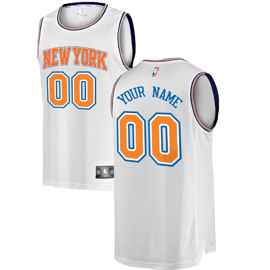 custom Fanatics Knicks White Jersey - Fanatics Knicks White Jersey 2