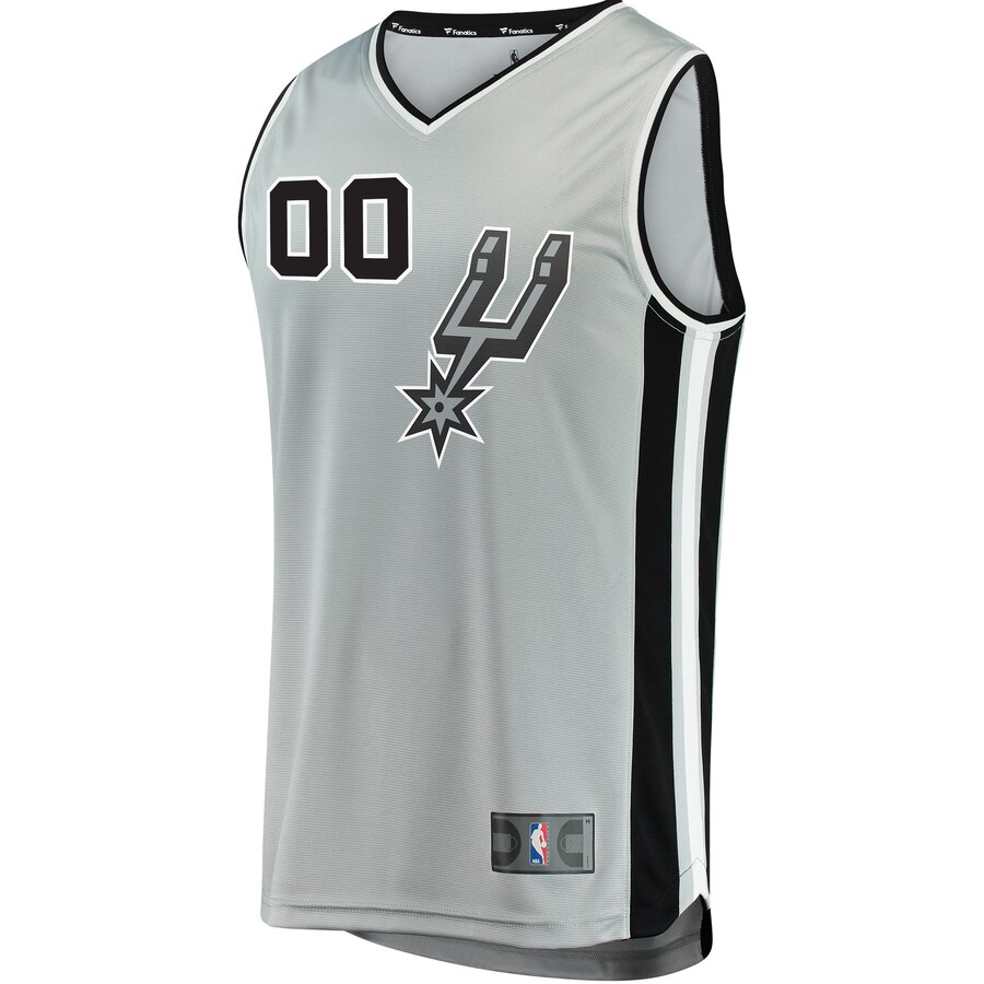 Alternative view of custom Fanatics Spurs Gray Jersey - Fanatics Spurs Gray Jersey