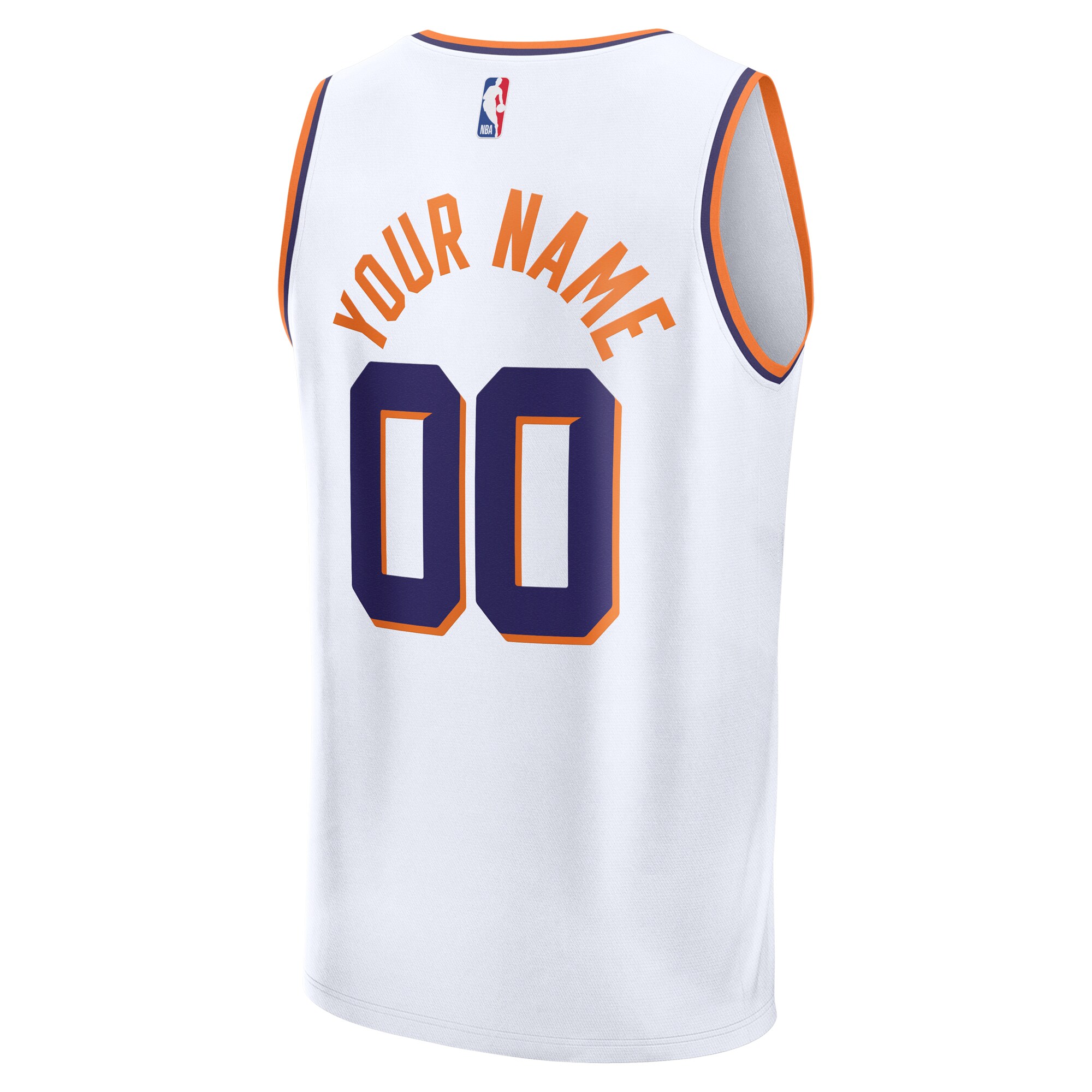 Alternative view of custom Fanatics Suns White Jersey - Fanatics Suns White Jersey