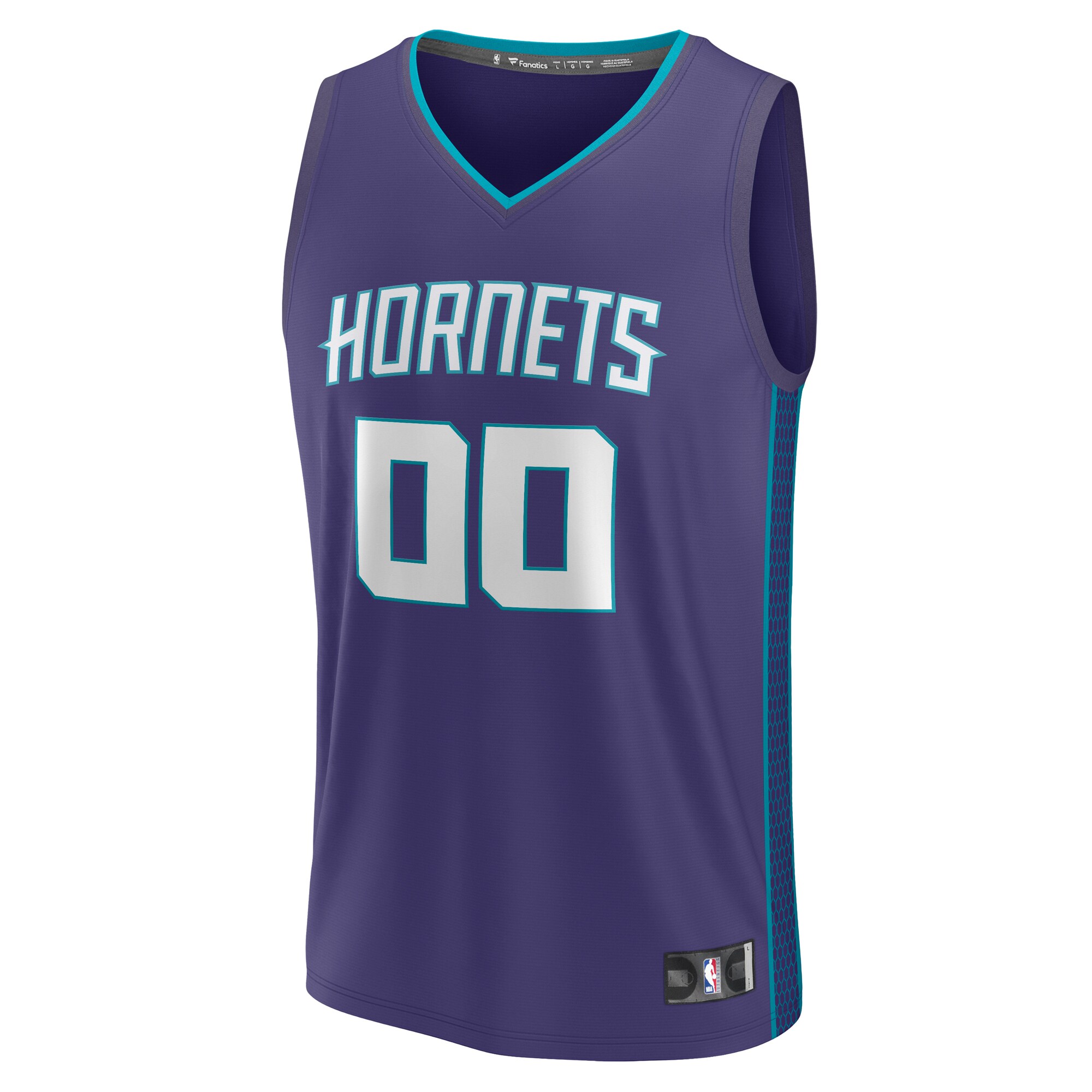 Alternative view of Custom Hornets Jersey - Fanatics Purple Statement Edition