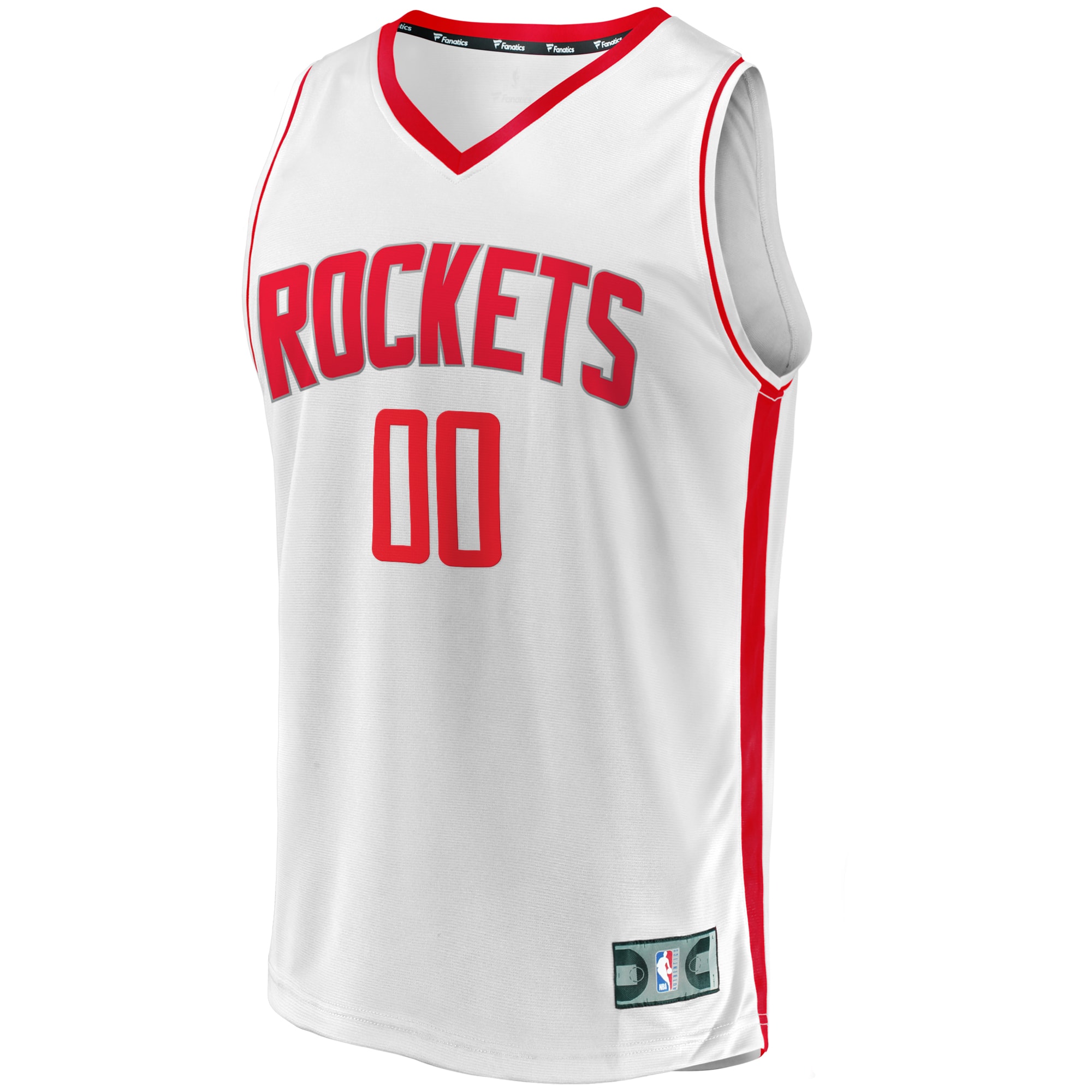 Alternative view of Custom Houston Rockets Jersey - Custom Rockets Jersey - Fanatics White