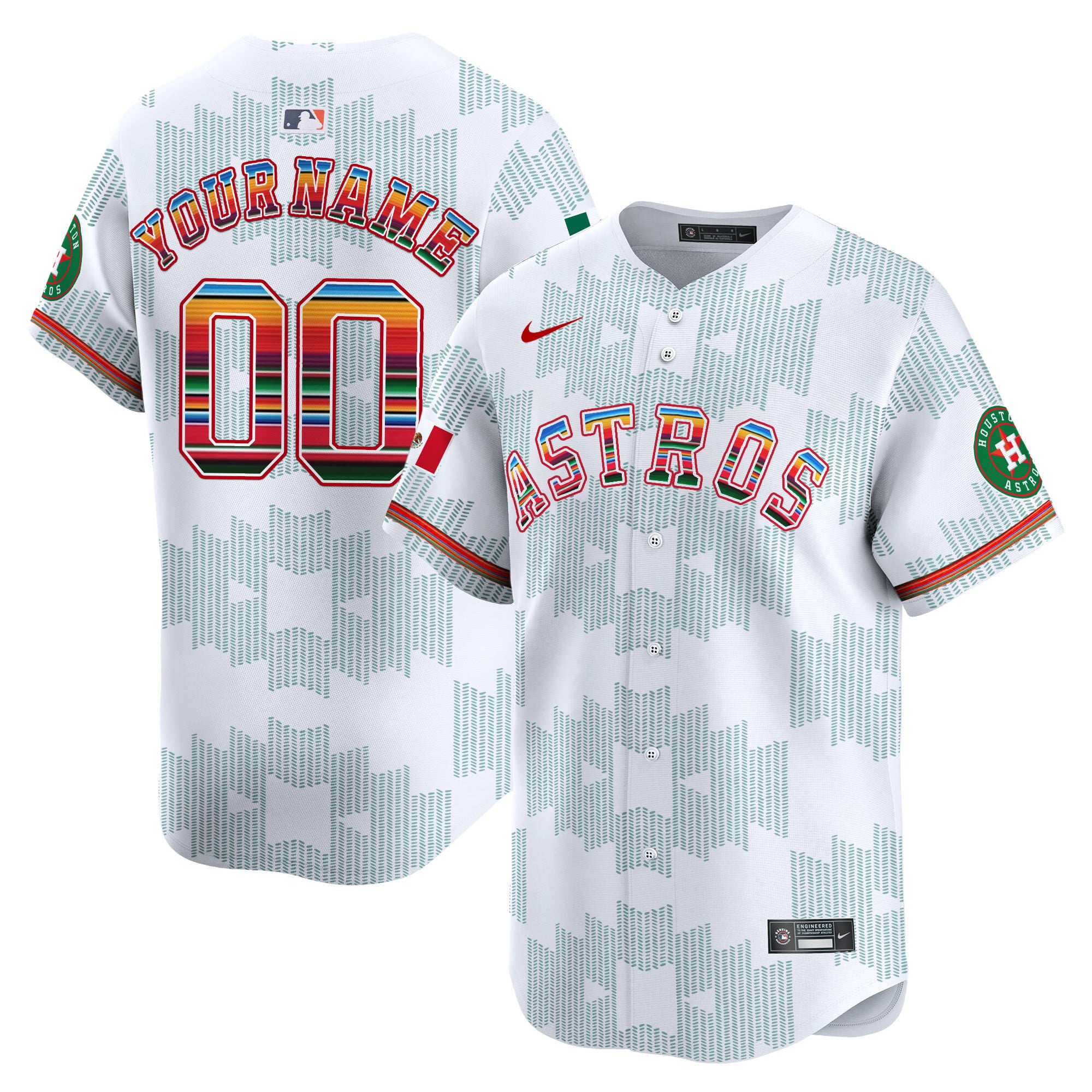 custom Nike Astros Serape Jersey - Nike Astros Serape Jersey - Custom