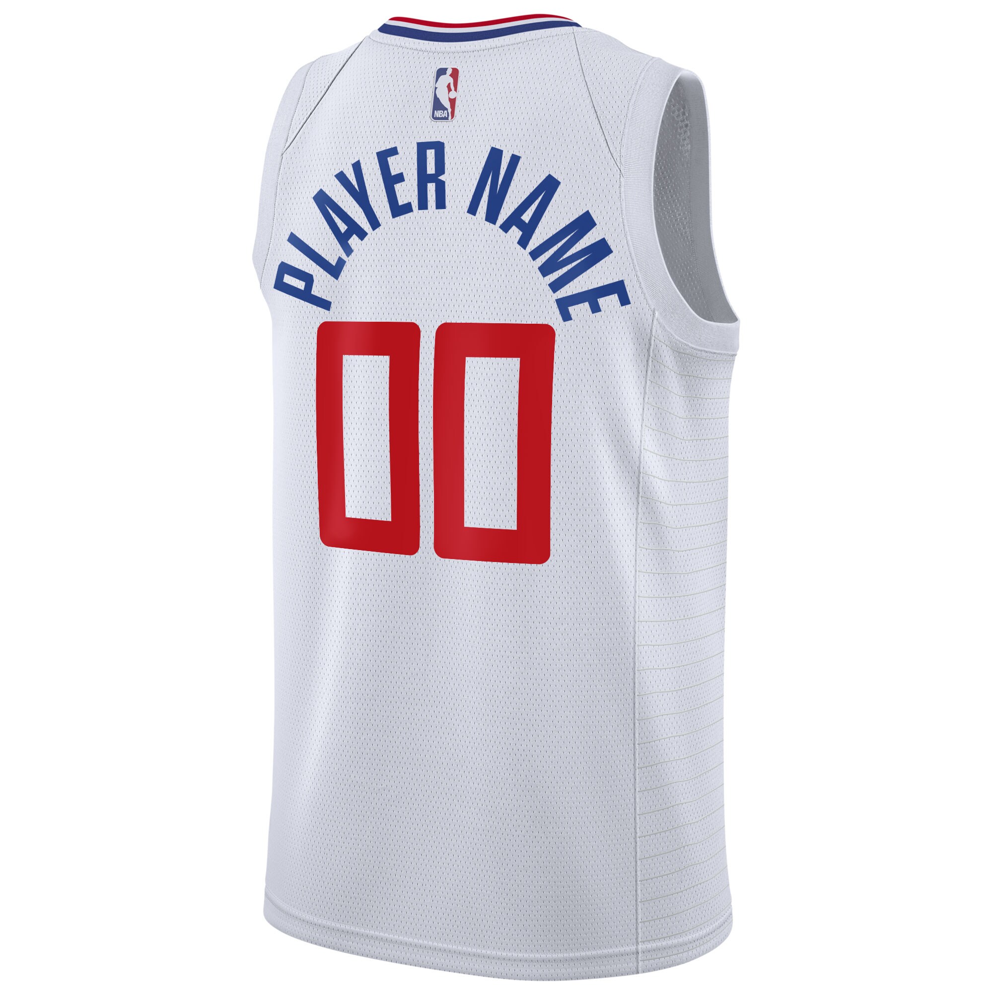 Alternative view of custom Nike Clippers White Jersey - Nike Clippers White Jersey