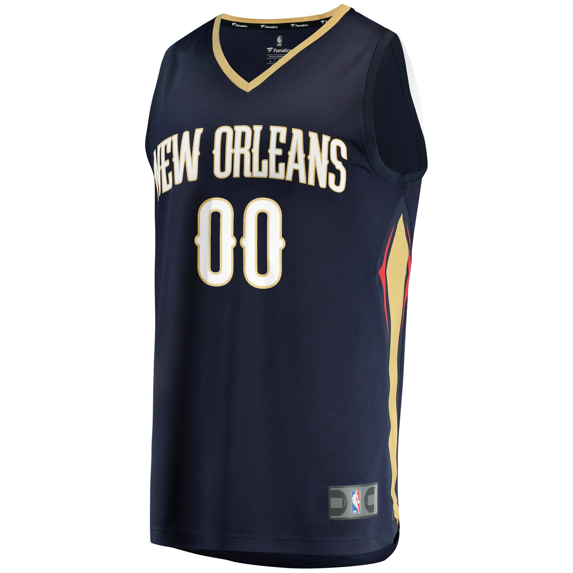 Alternative view of Custom Pelicans Navy Jersey - Fanatics Personalized Edition