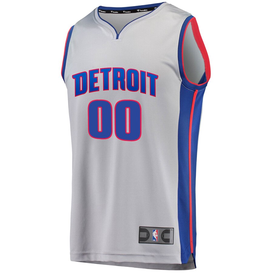 Alternative view of Custom Pistons White Jersey - Custom Detroit Pistons Jersey - Fanatics