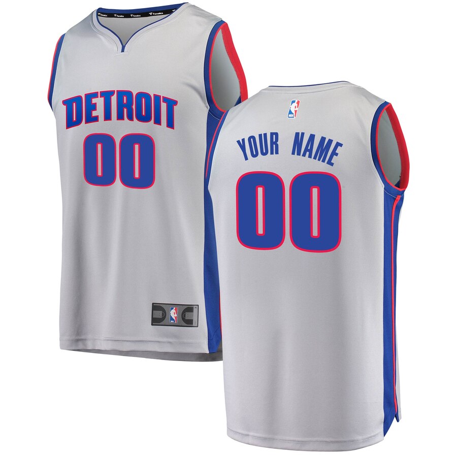 Custom Pistons White Jersey - Custom Detroit Pistons Jersey - Fanatics