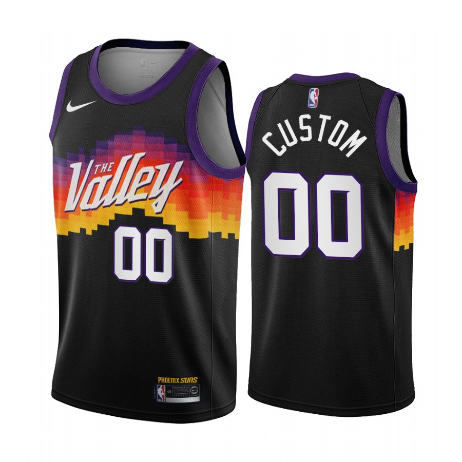 custom Suns ‘The Valley’ Black Jersey - Suns ‘The Valley’ Custom Black