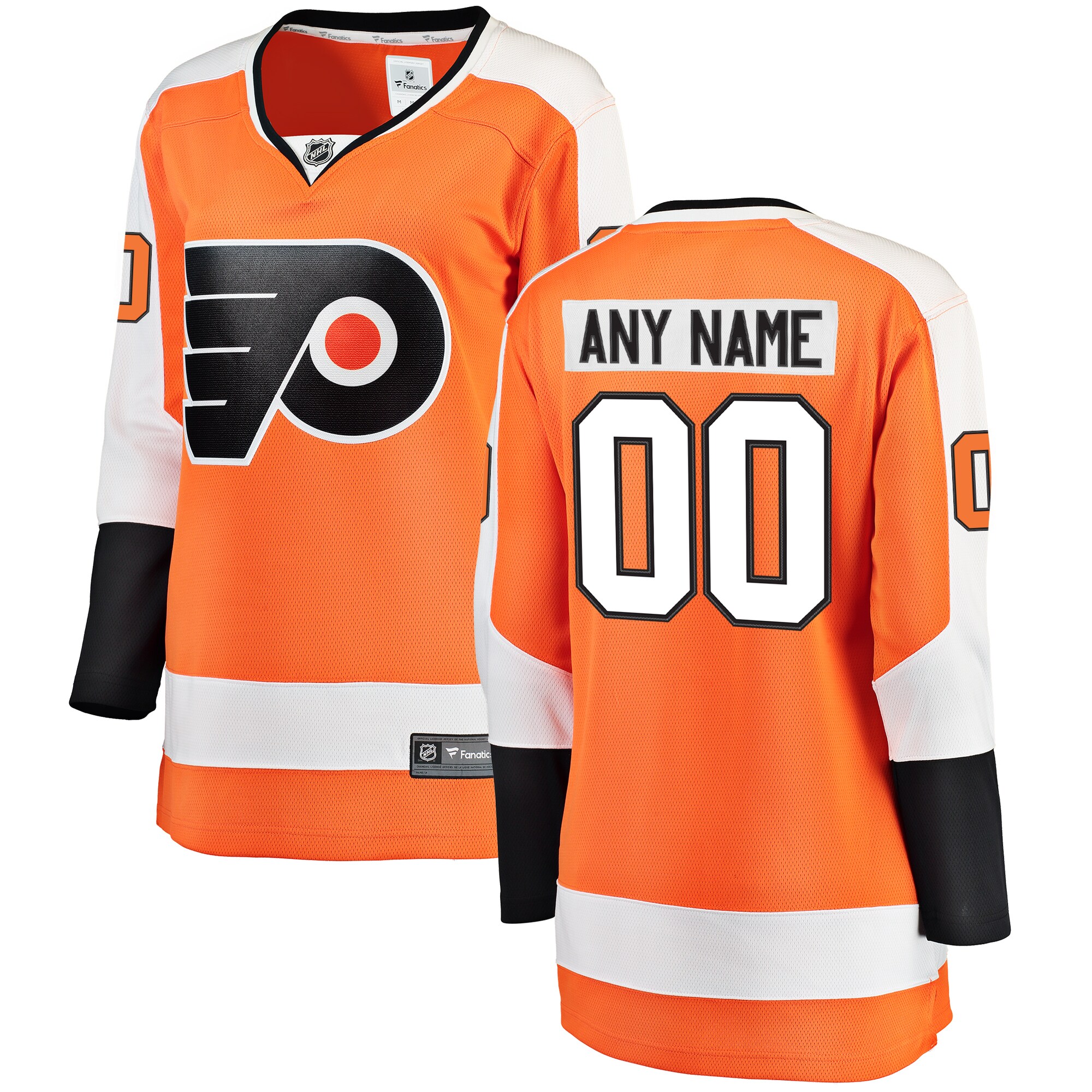 customizable Fanatics Flyers Orange Jersey - Fanatics Flyers Orange 2