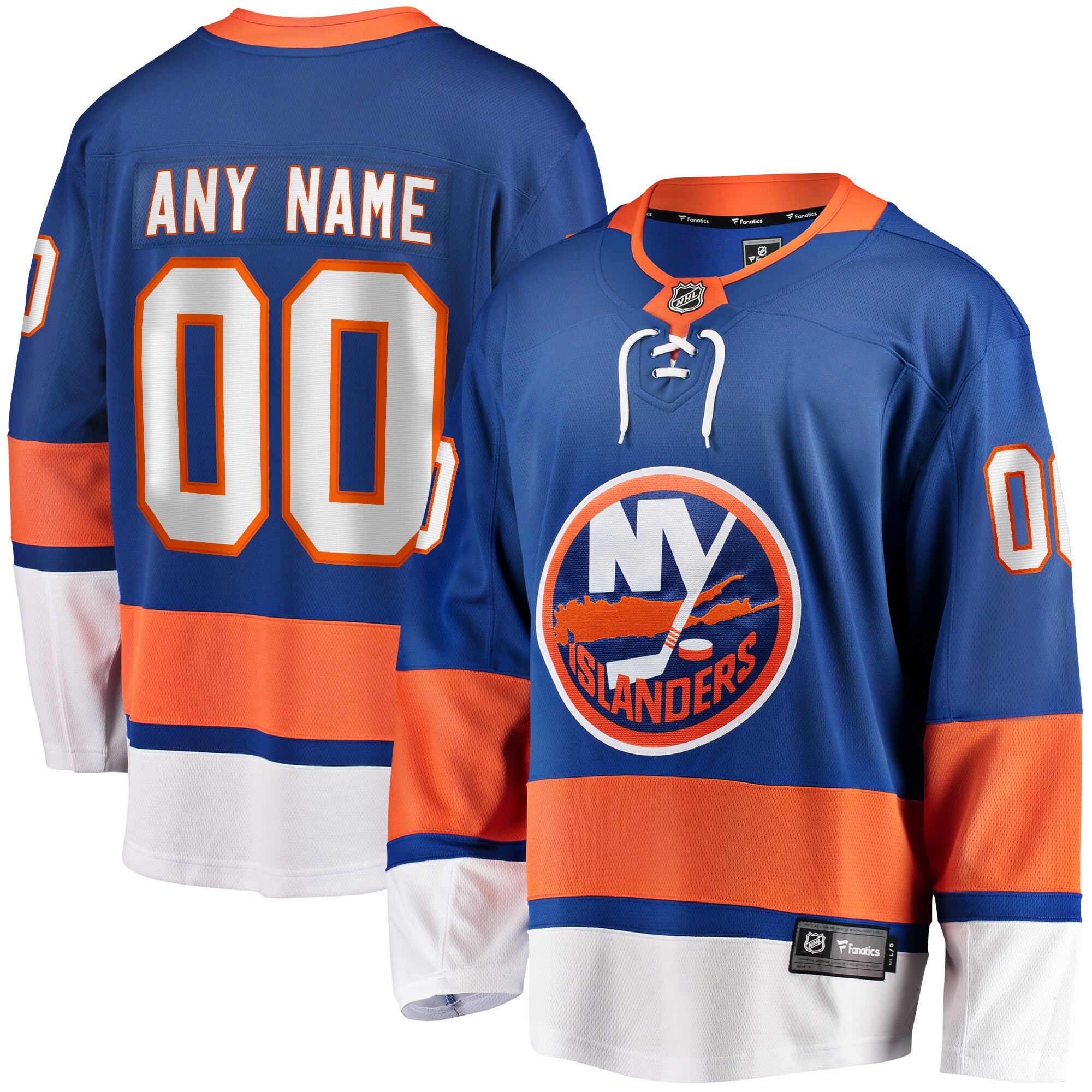 customizable Fanatics Islanders Blue Jersey - Fanatics Islanders Blue