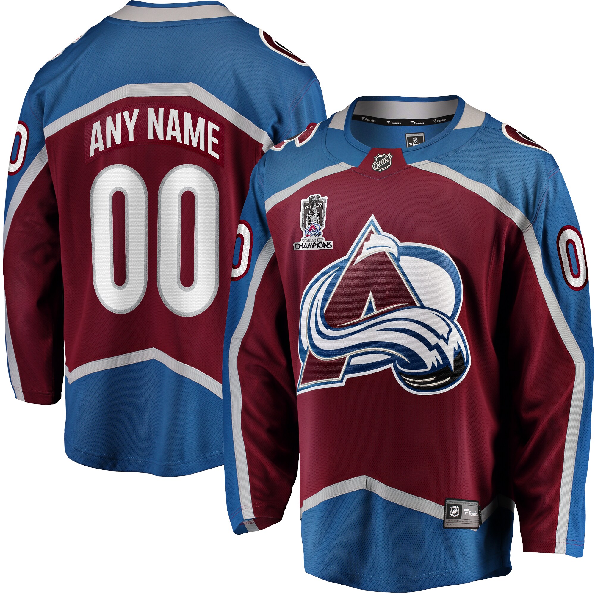 customize Avalanche Fanatics Jersey - Avalanche Fanatics Jersey