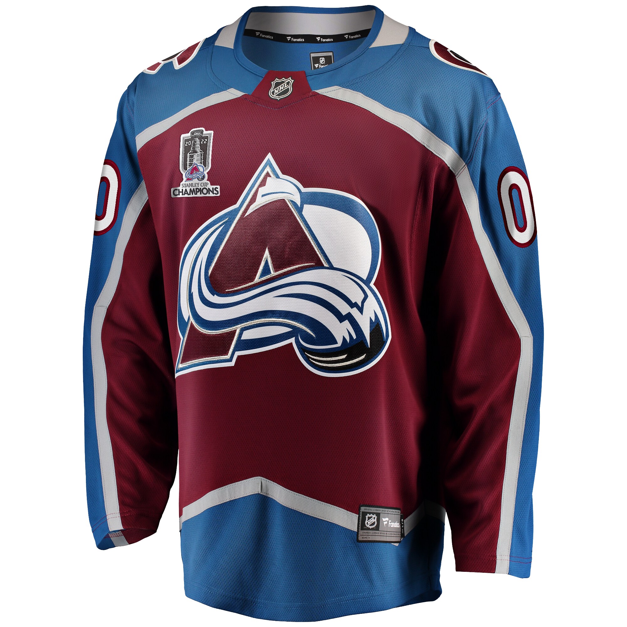 Alternative view of customize Avalanche Fanatics Jersey - Avalanche Fanatics Jersey