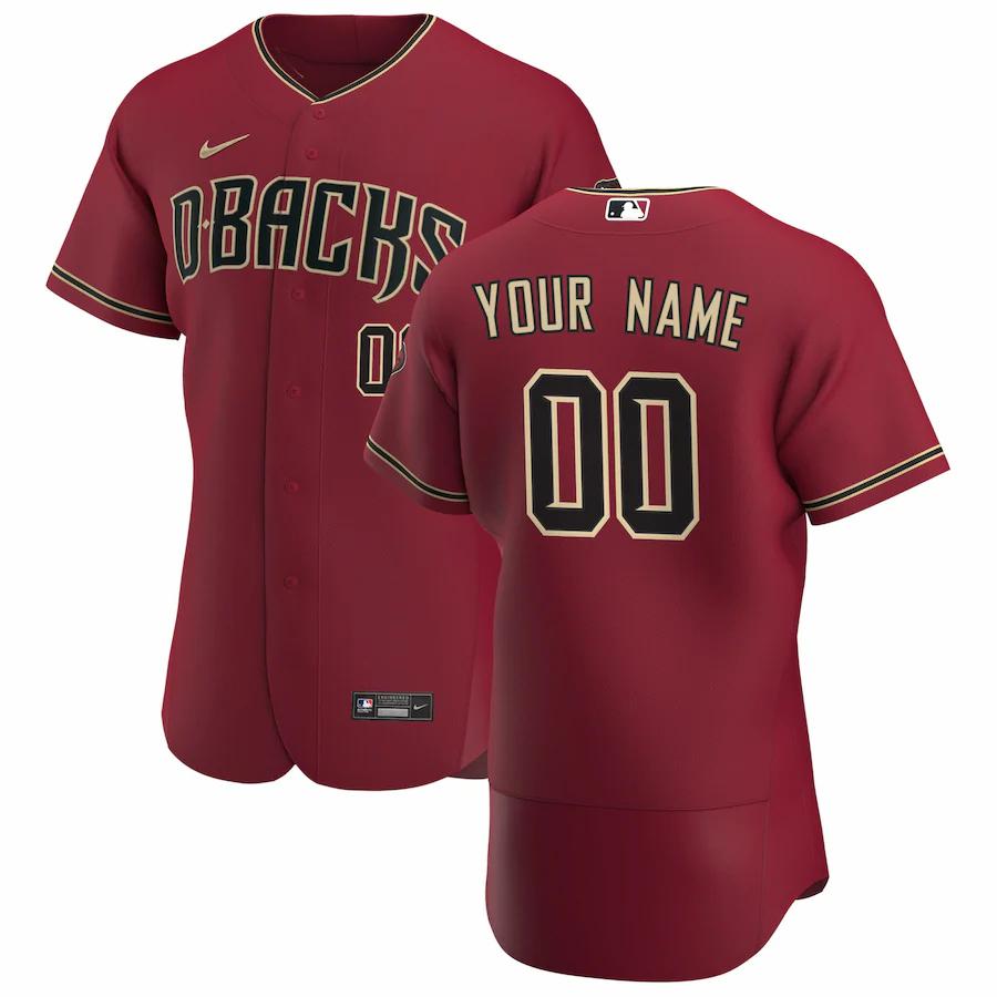 D-backs Sedona Red Jersey nike - Nike D-backs Sedona Red Custom Jersey
