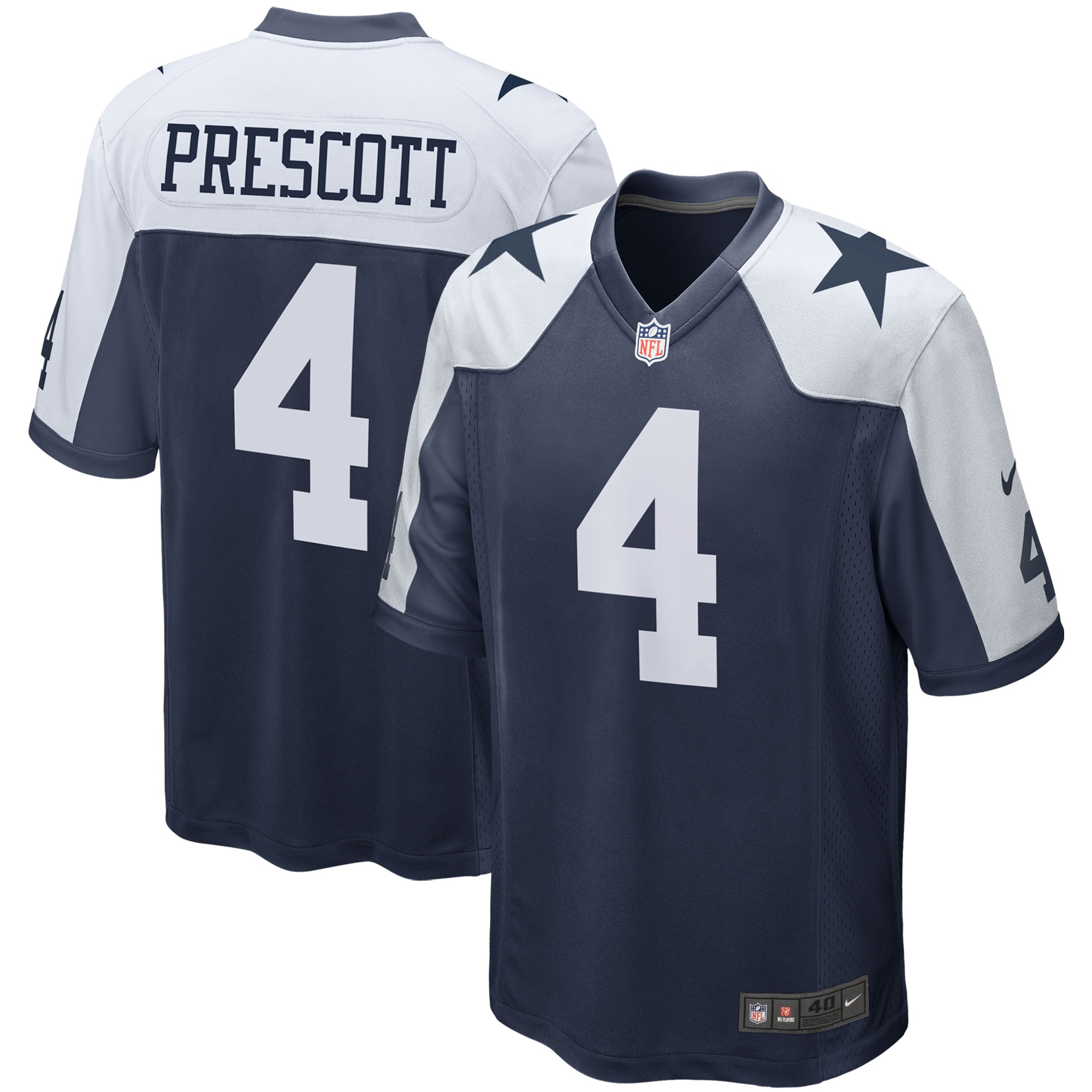 Dak Prescott Dallas Cowboys Alternate Game Team Jersey
