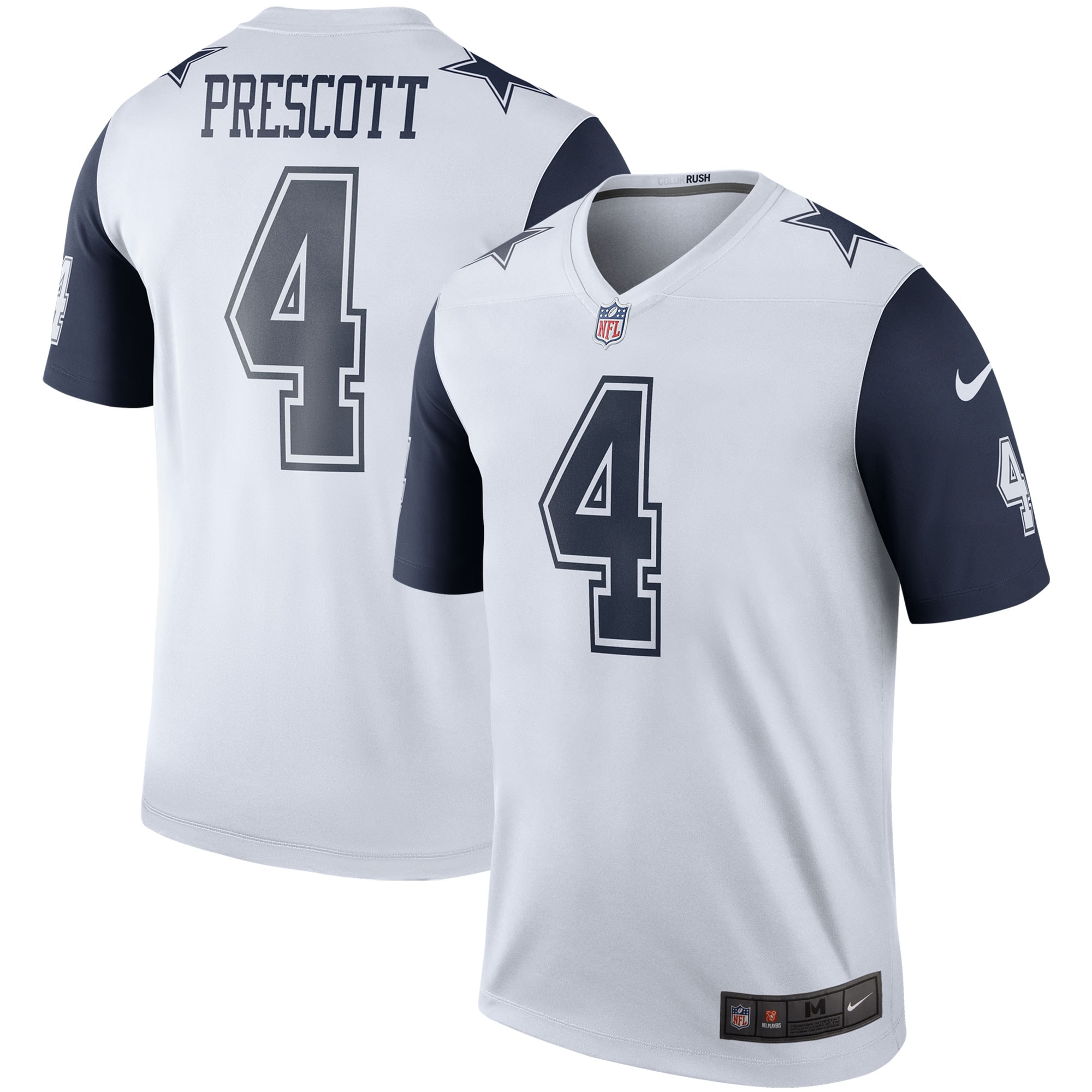 Dak Prescott Dallas Cowboys Legend Player Performance Top - White