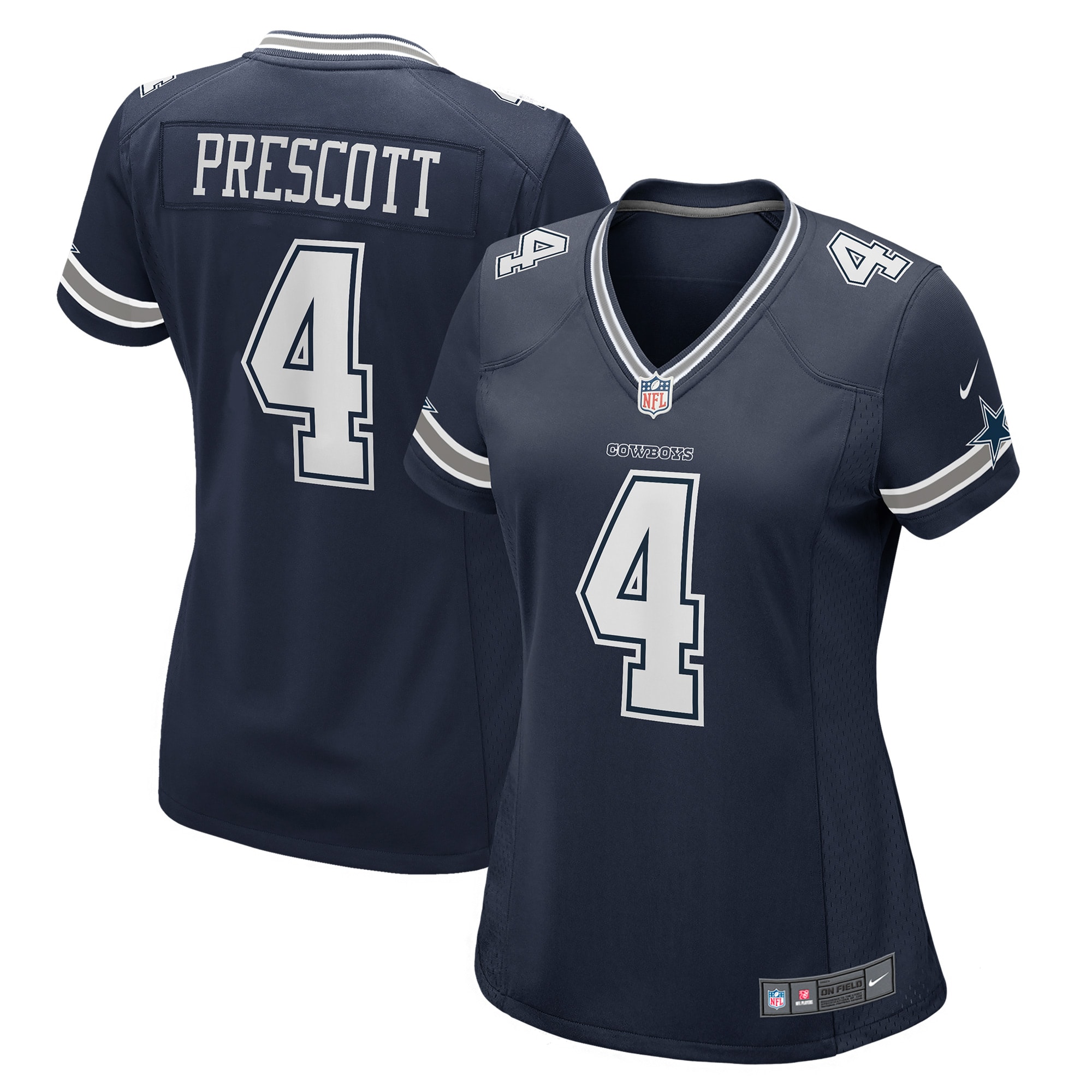 Dak Prescott Dallas Cowboys Women's Game Team Jersey