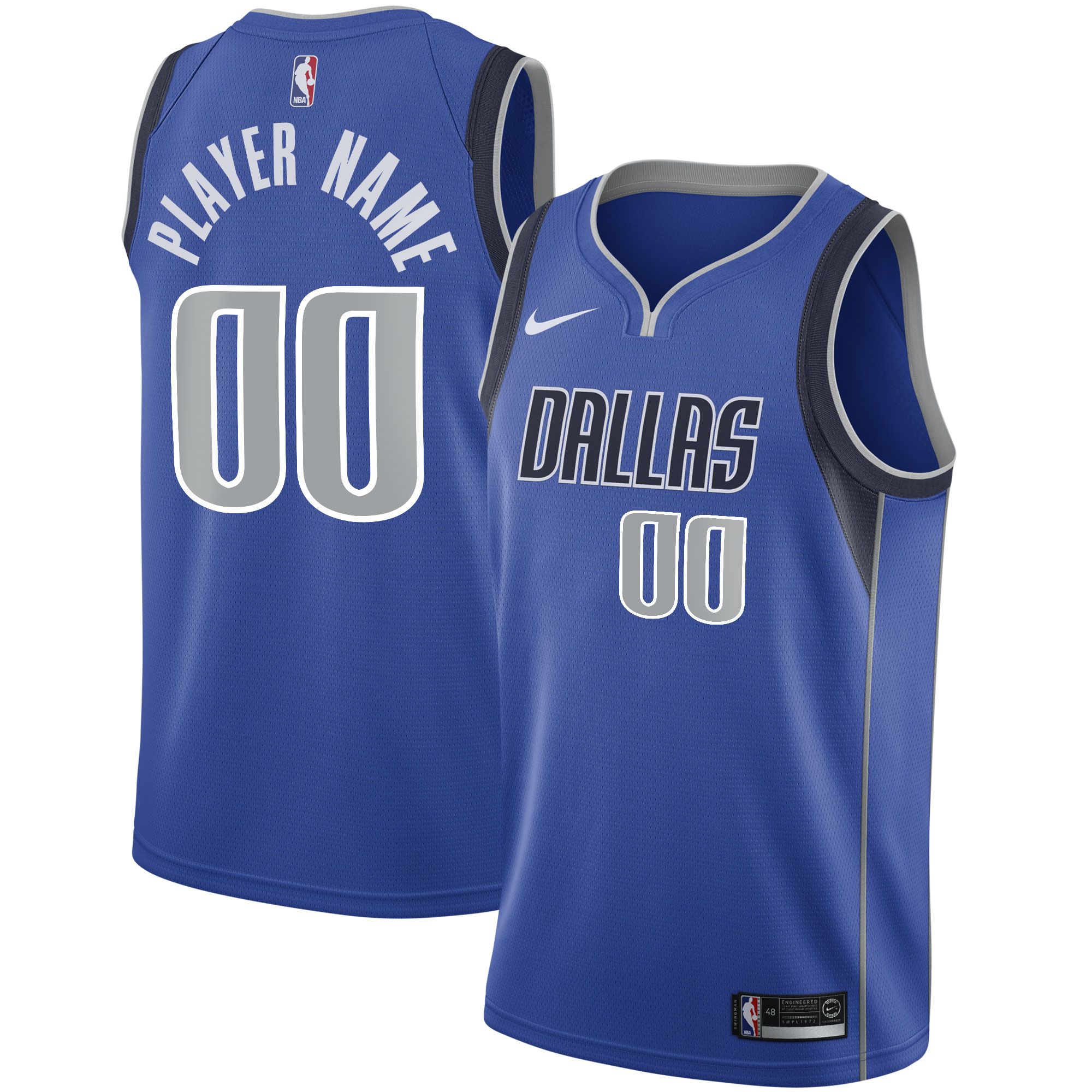 Dallas Mavericks Blue Jersey nike - Nike Dallas Mavericks Blue Jersey