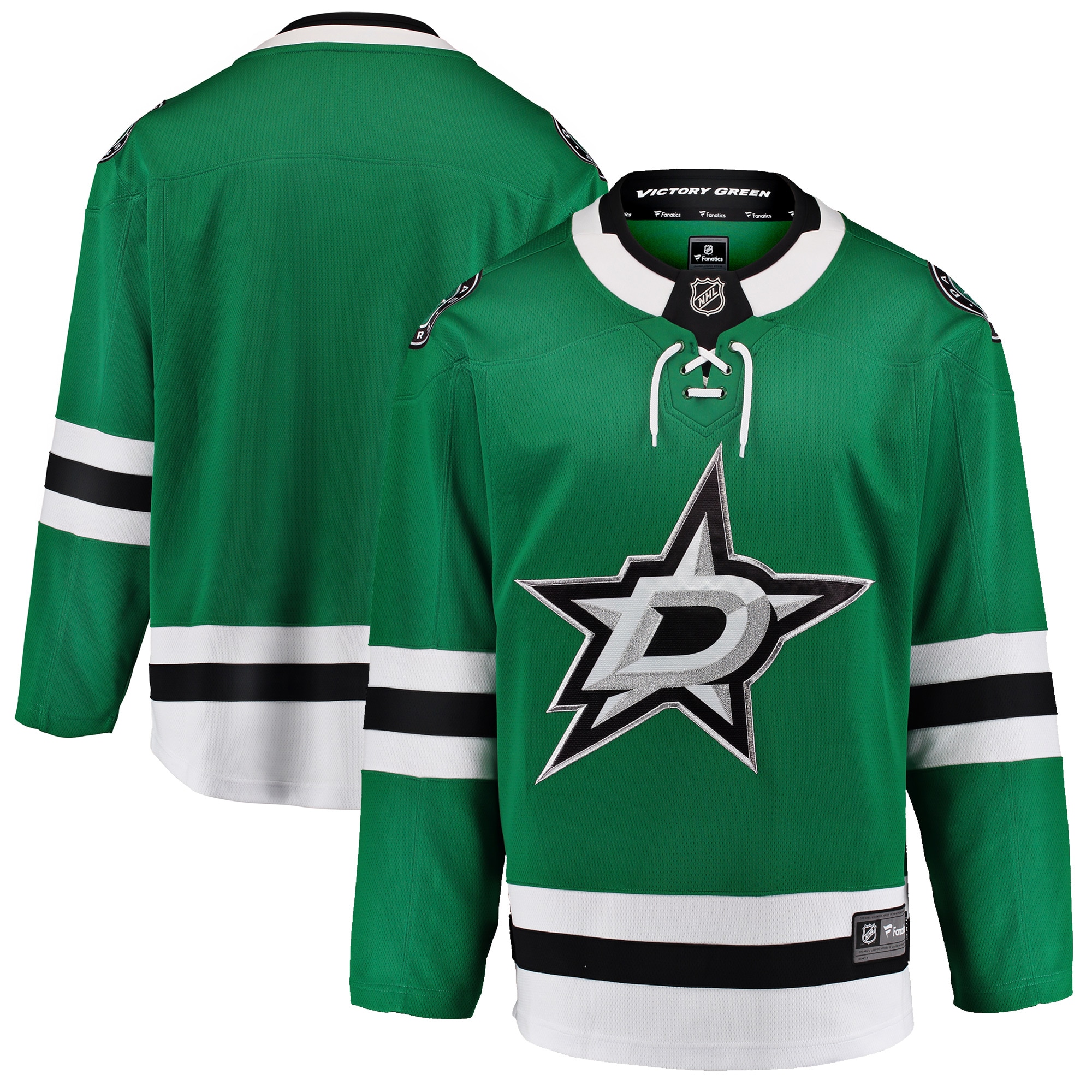 Dallas Stars Fanatics Breakaway Home Jersey - Green