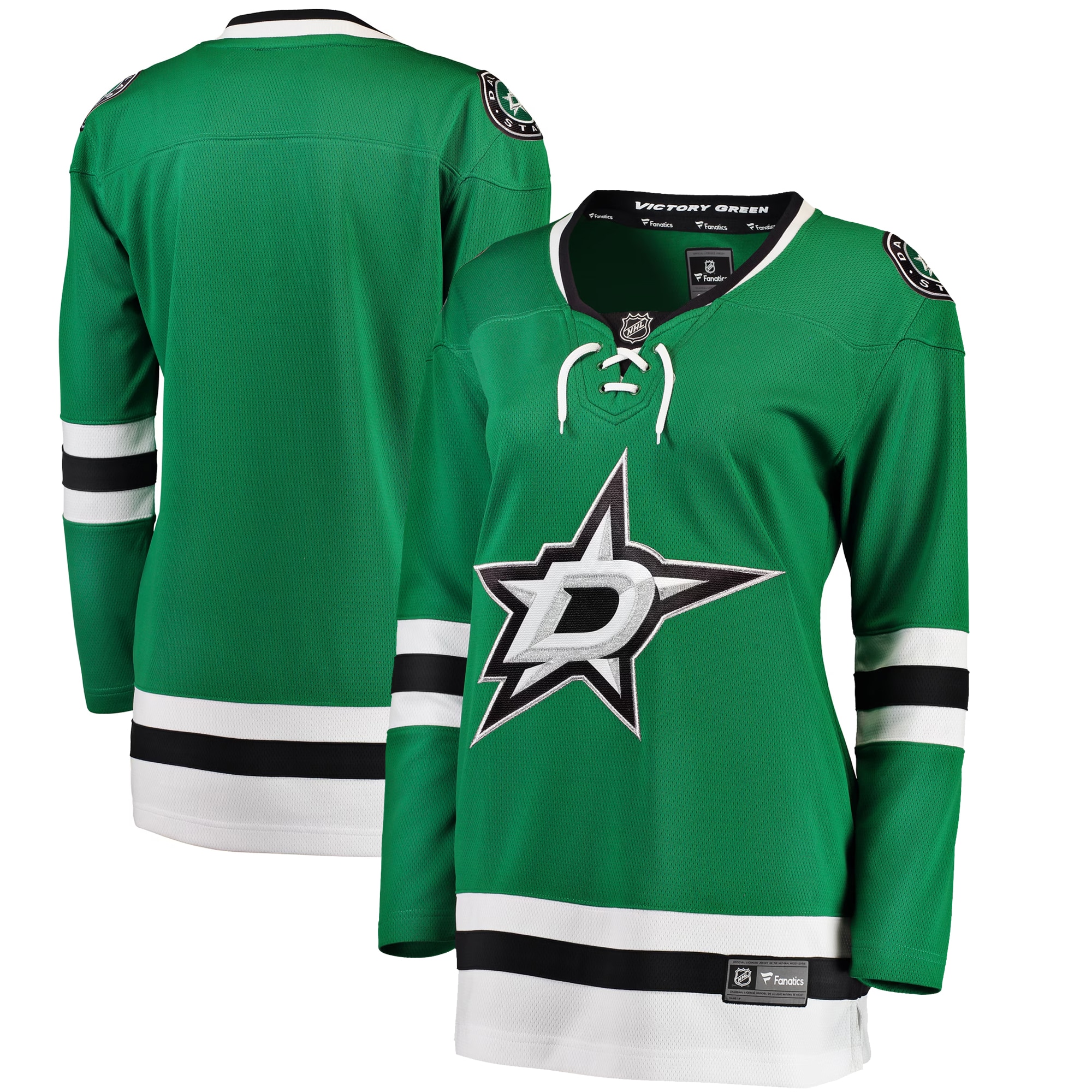Dallas Stars Fanatics Women's Home Breakaway Jersey - Green
