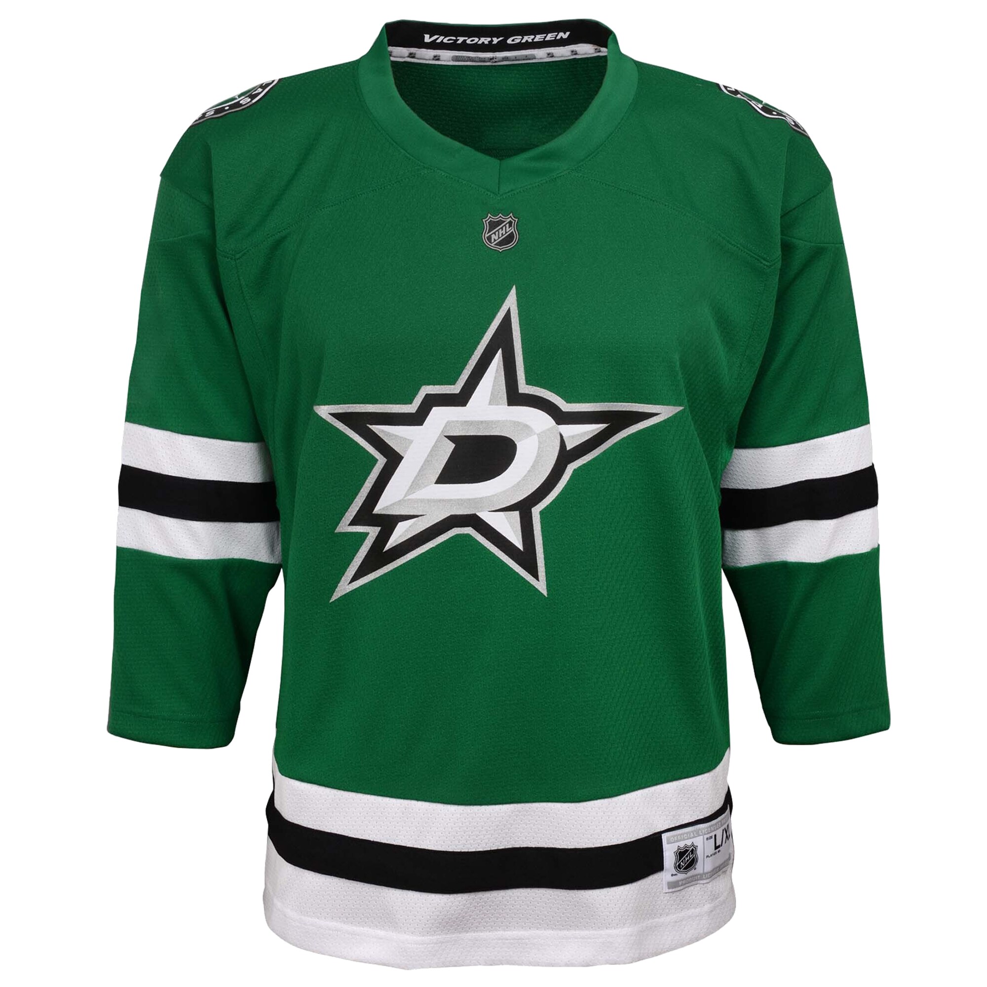 Alternative view of Dallas Stars Victory Green Jersey - Custom NHL Replica