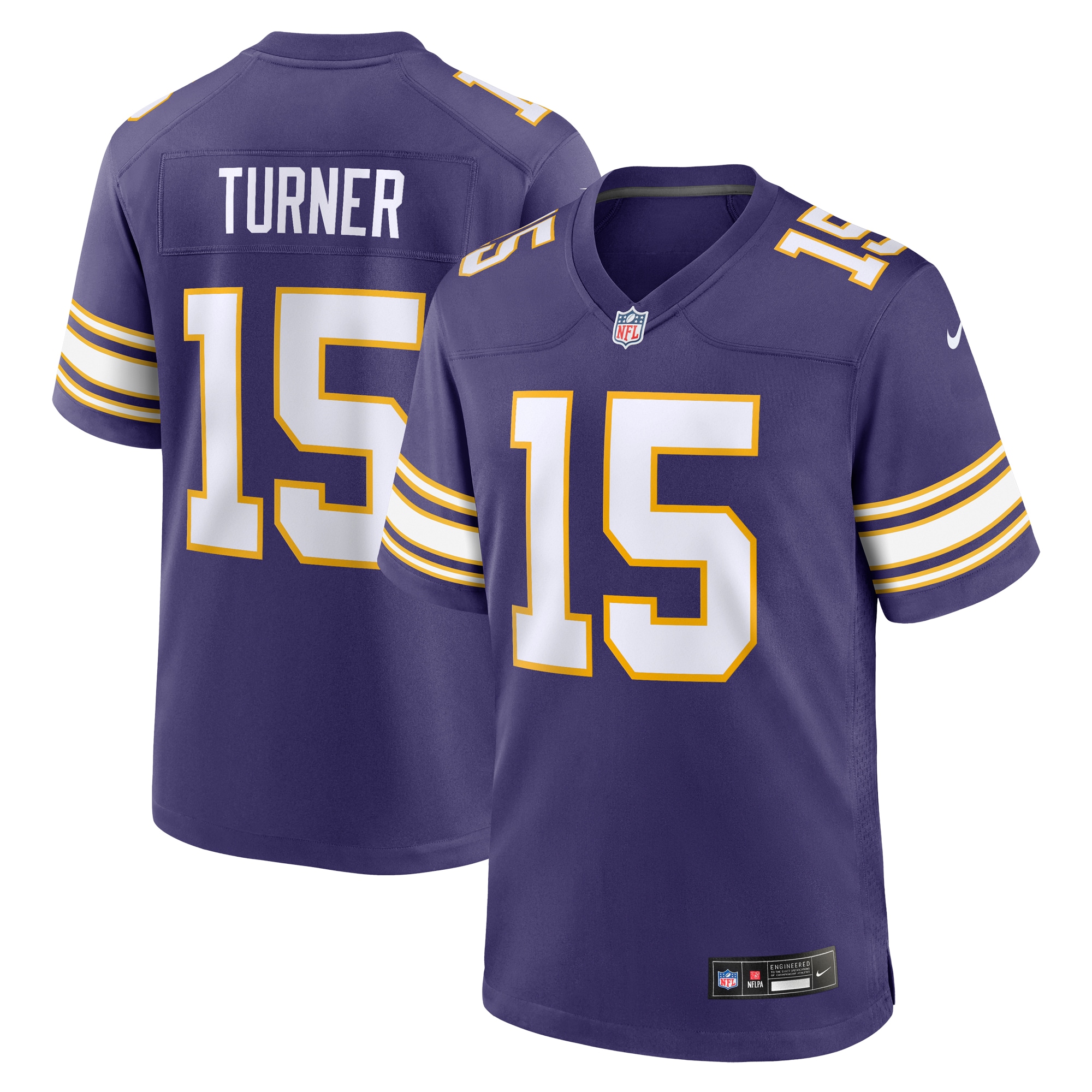 Dallas Turner Minnesota Vikings Alternate Game Jersey
