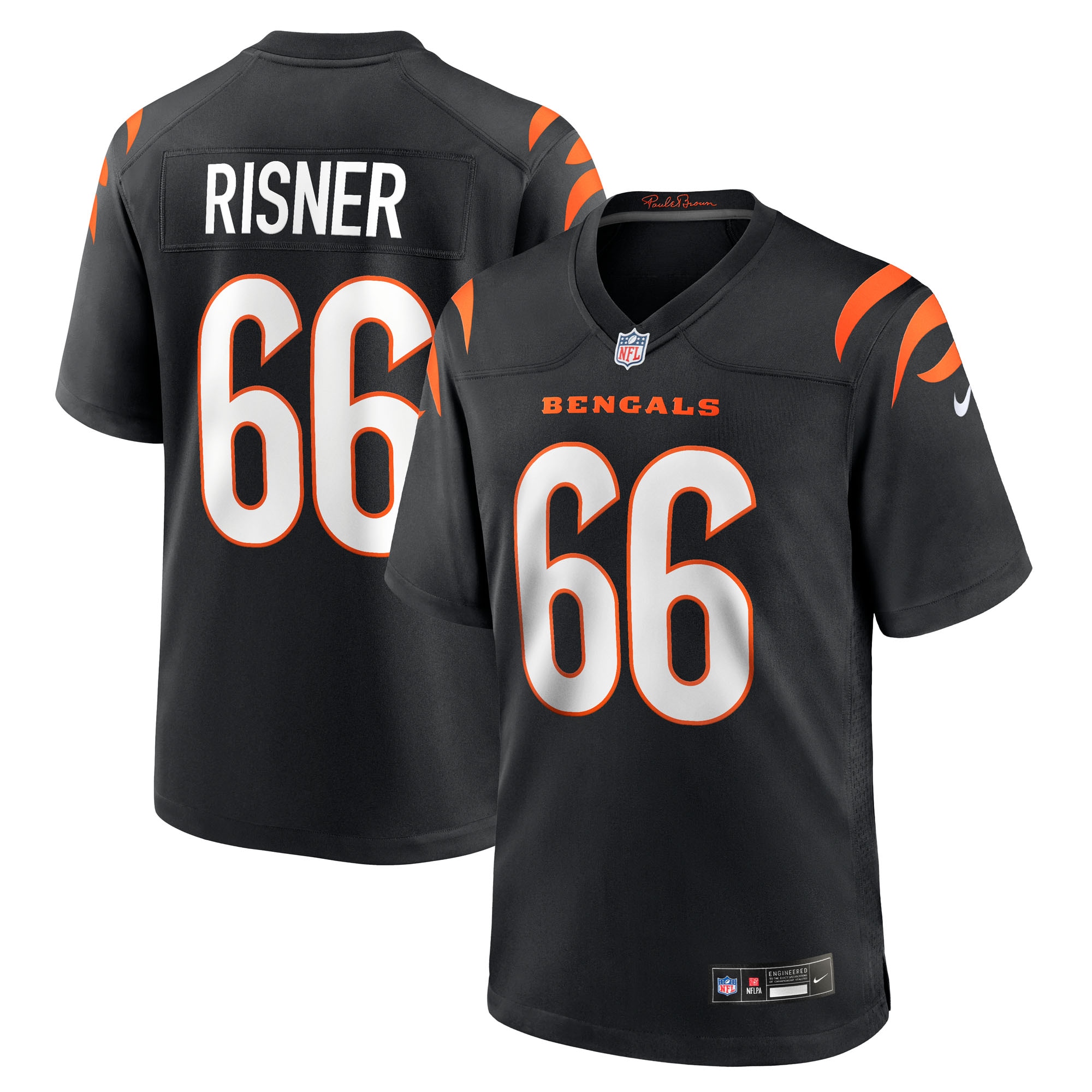 Dalton Risner Cincinnati Bengals Team Game Jersey - Black
