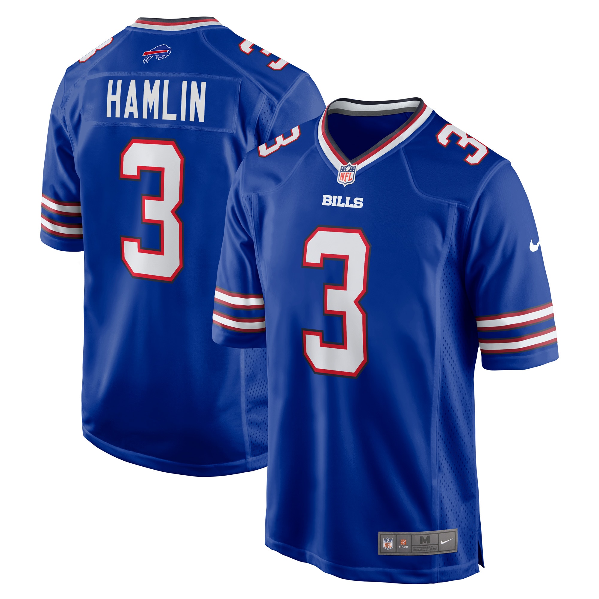 Damar Hamlin Buffalo Bills Game Jersey