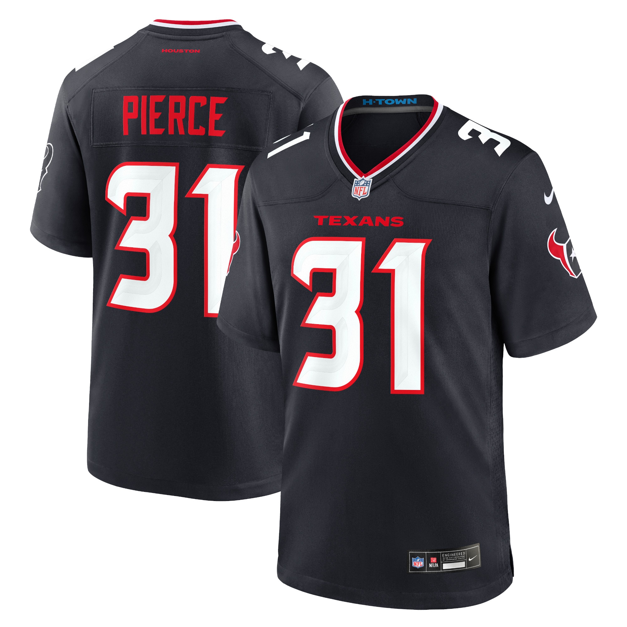 Dameon Pierce Houston Texans Game Jersey