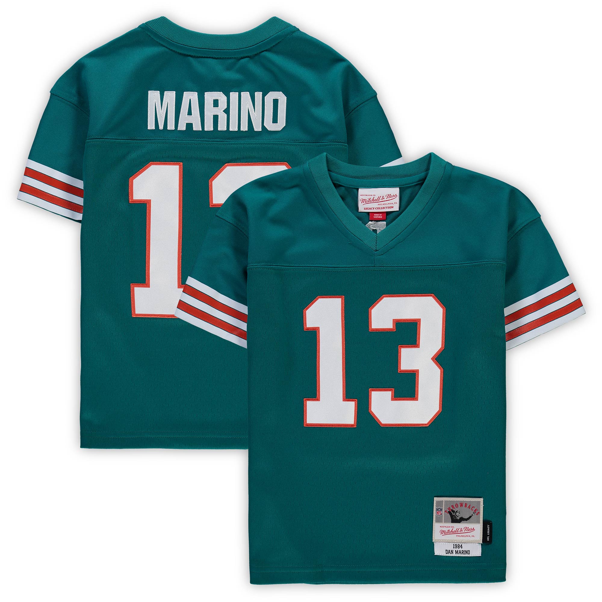 Dan Marino Miami Dolphins Male Preschool 1984 Retired Legacy Jersey - Aqua