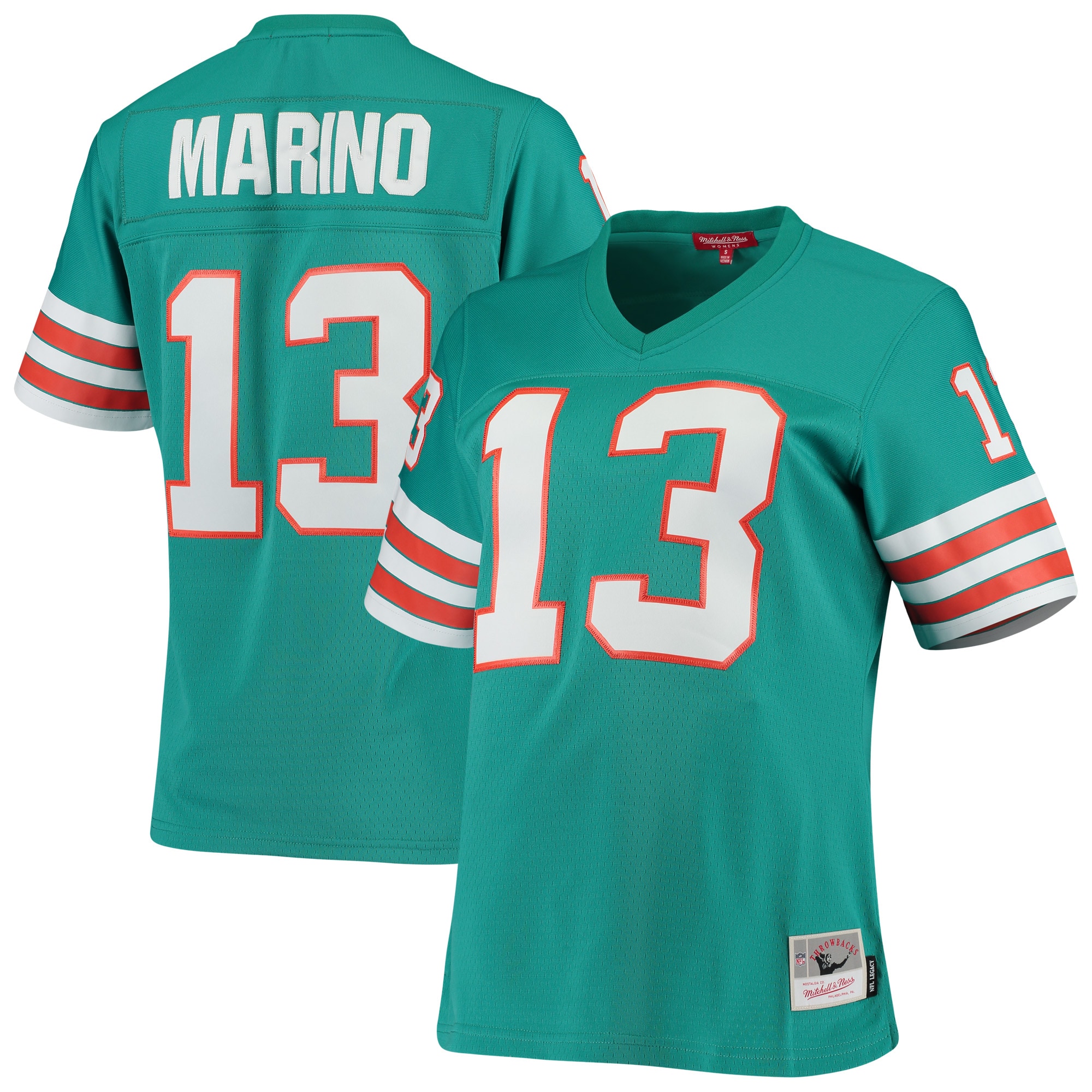 Dan Marino Miami Dolphins Women's 1984 Legacy Jersey - Aqua
