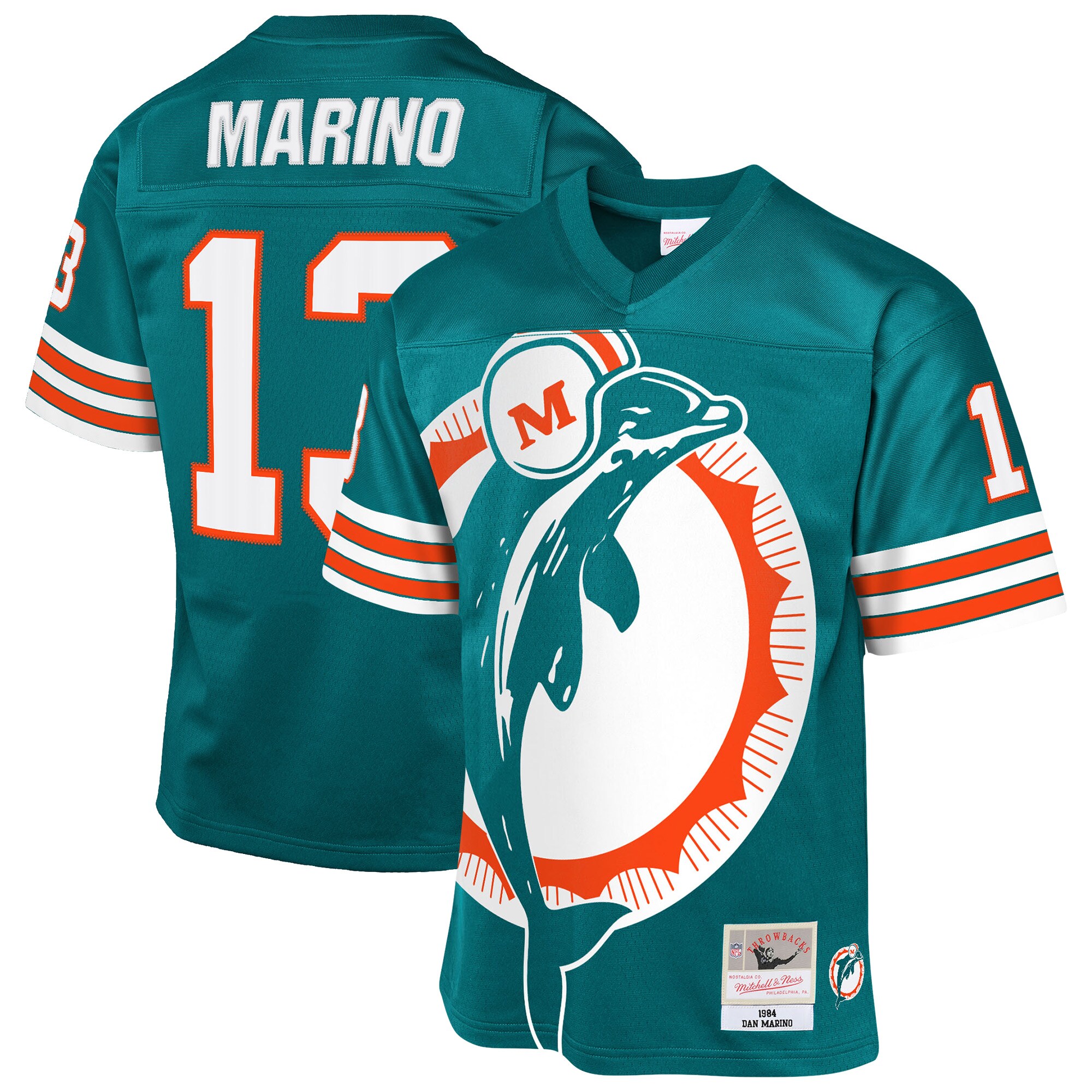 Dan Marino Miami Dolphins Youth 1984 Throwback Fashion Jersey - Aqua