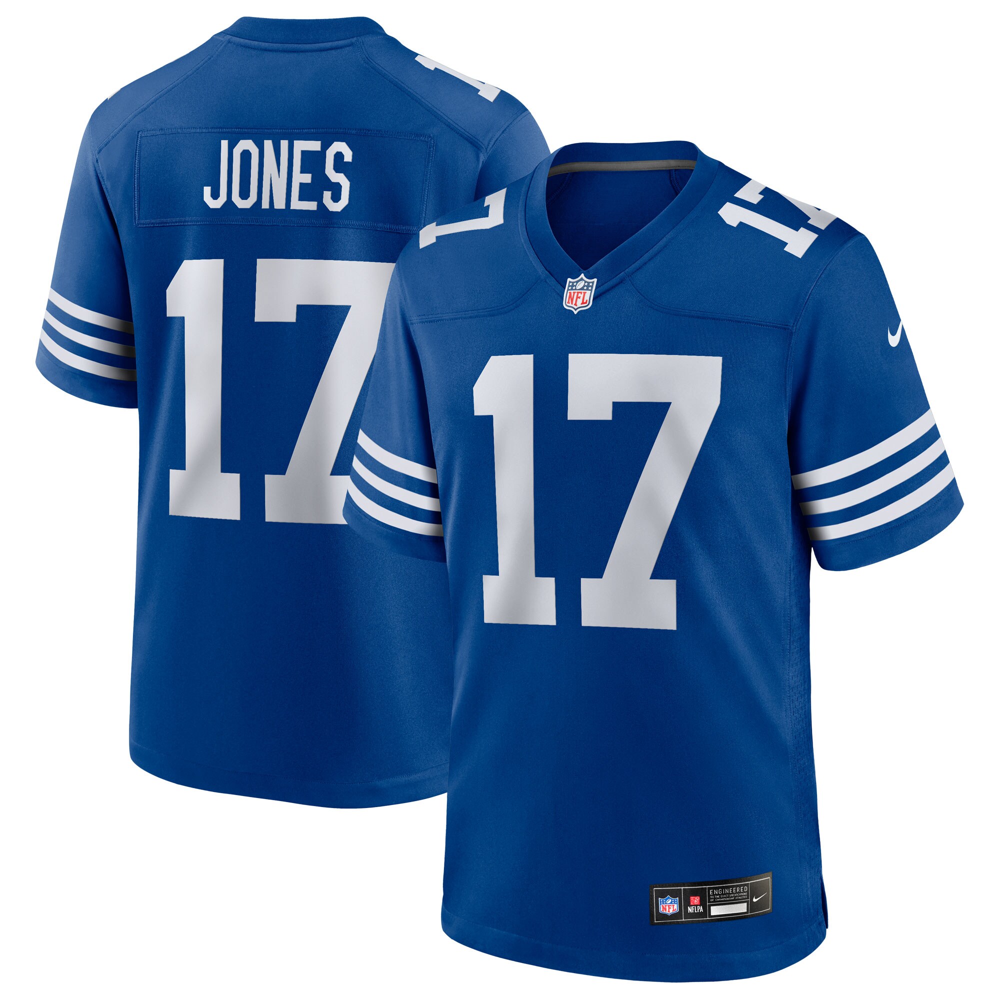 Daniel Jones Indianapolis Colts Alternate Game Jersey - Royal