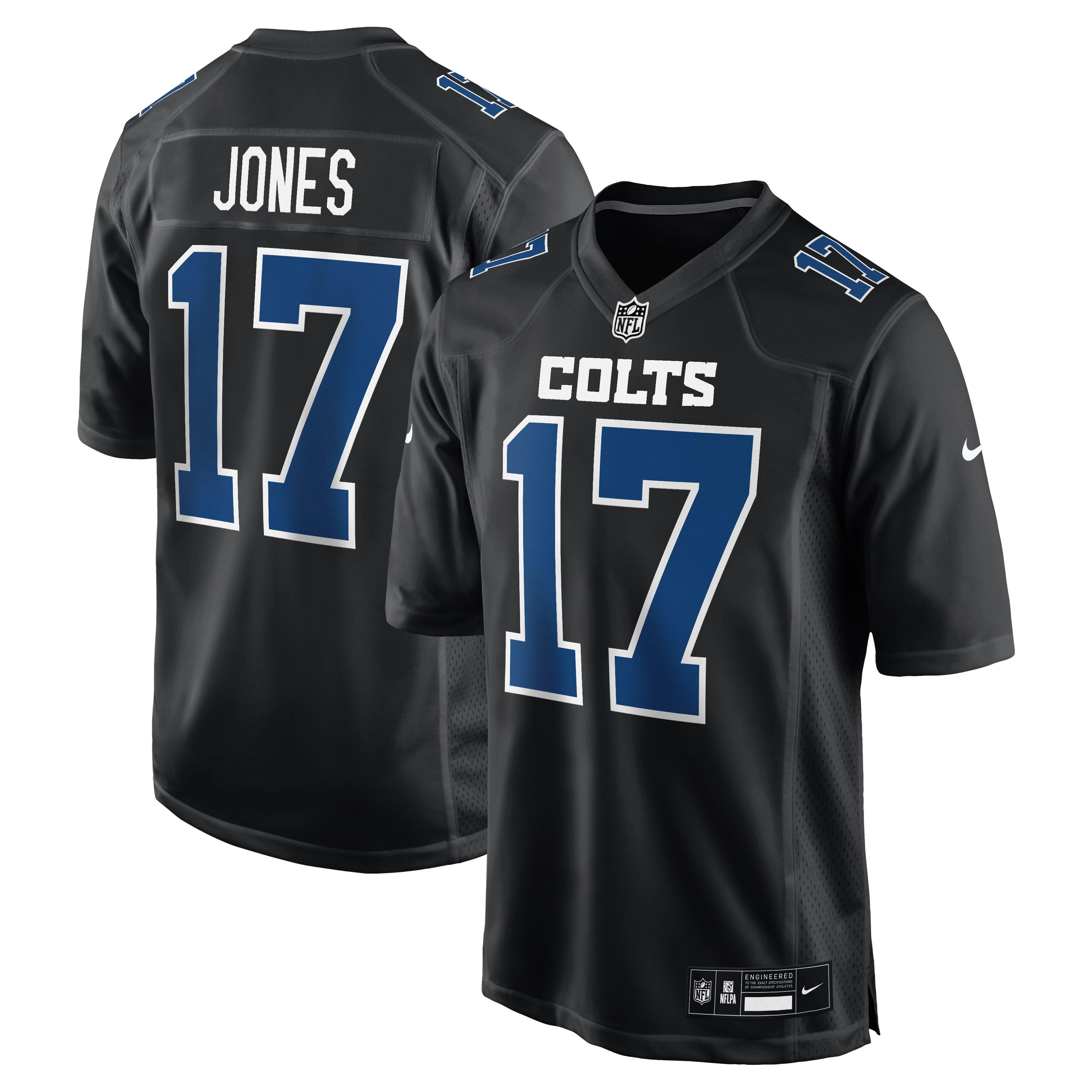 Daniel Jones Indianapolis Colts Fashion Game Jersey - Carbon Black