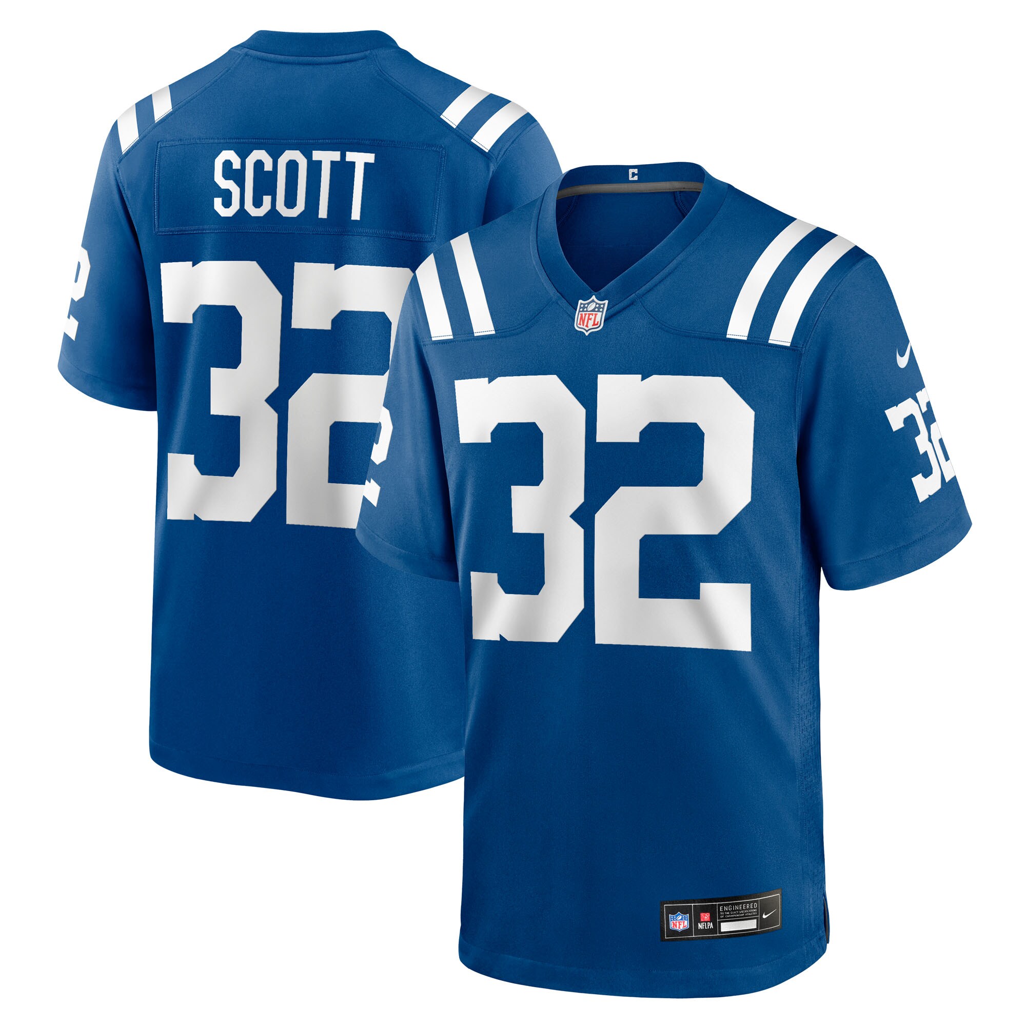 Daniel Scott Indianapolis Colts Team Game Jersey - Royal