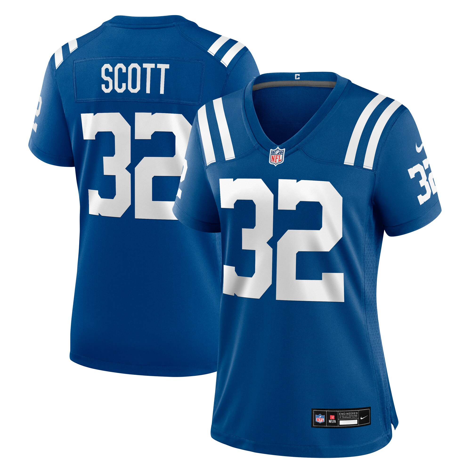 Daniel Scott Indianapolis Colts Women's Team Game Jersey - Royal