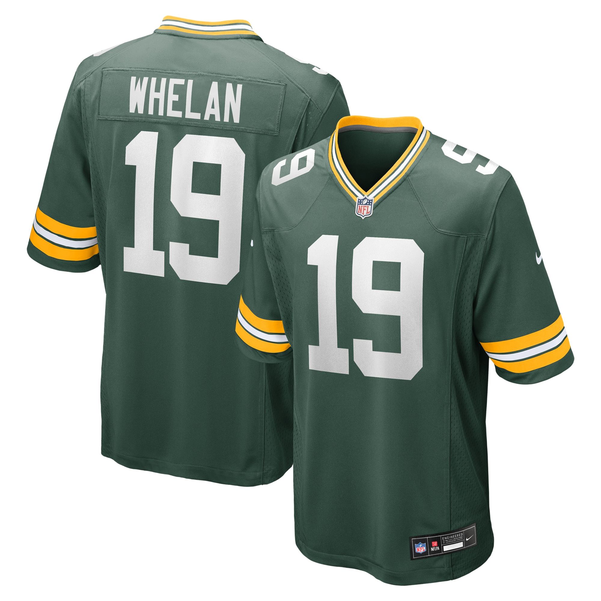 Daniel Whelan Green Bay Packers Game Jersey - Green