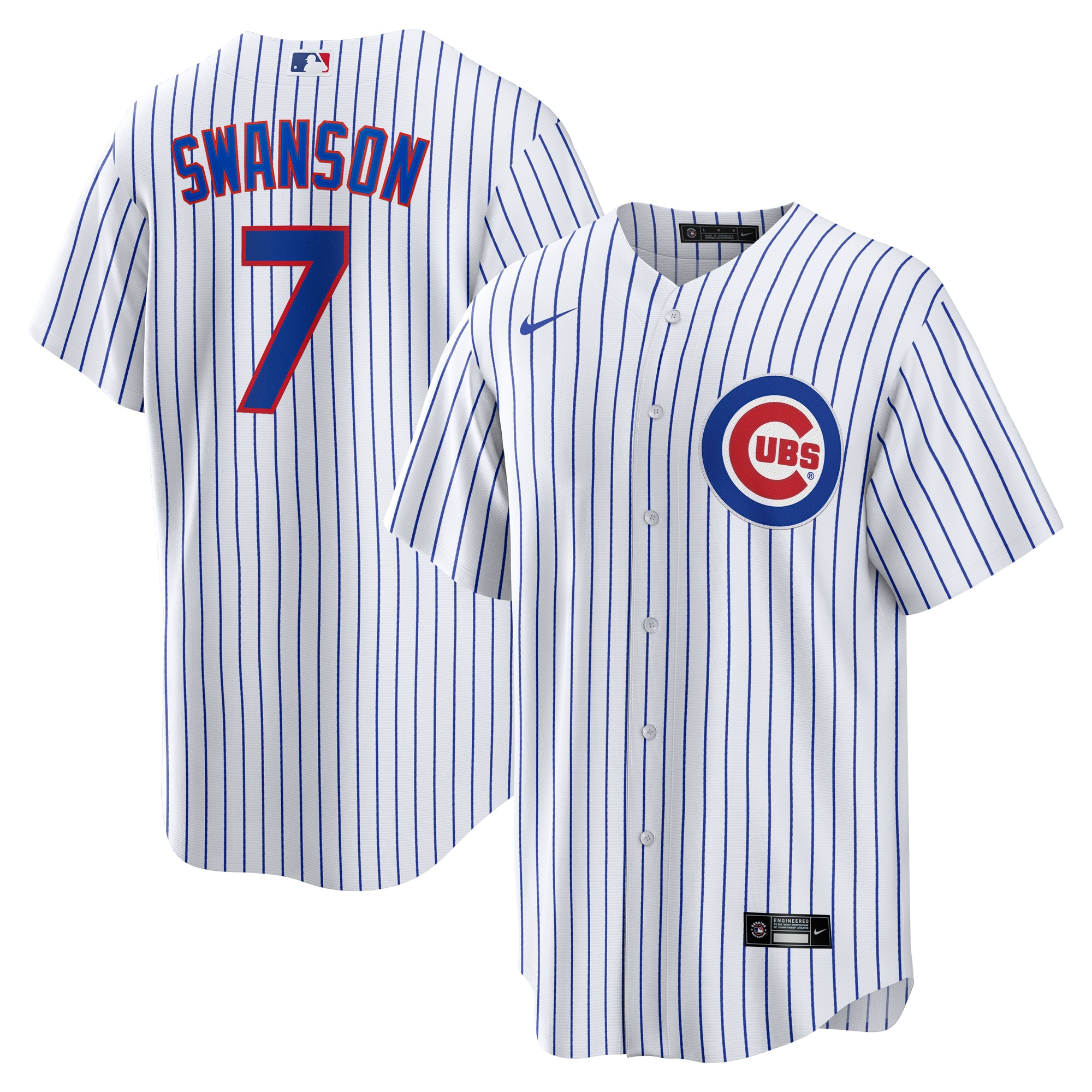 Dansby Swanson Chicago Cubs Player Jersey - White