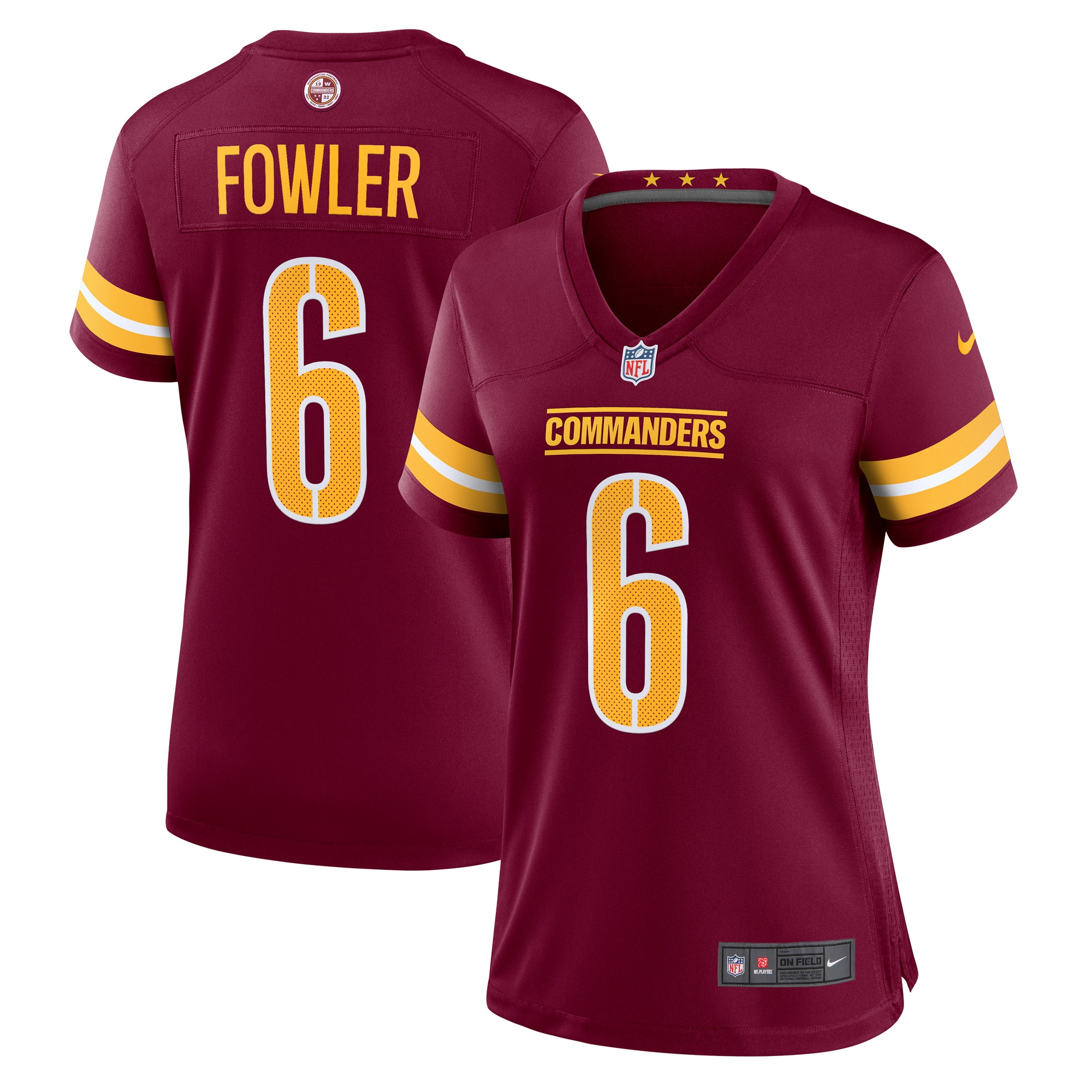 Dante Fowler Jr. Washington Commanders Women's Game Jersey - Burgundy
