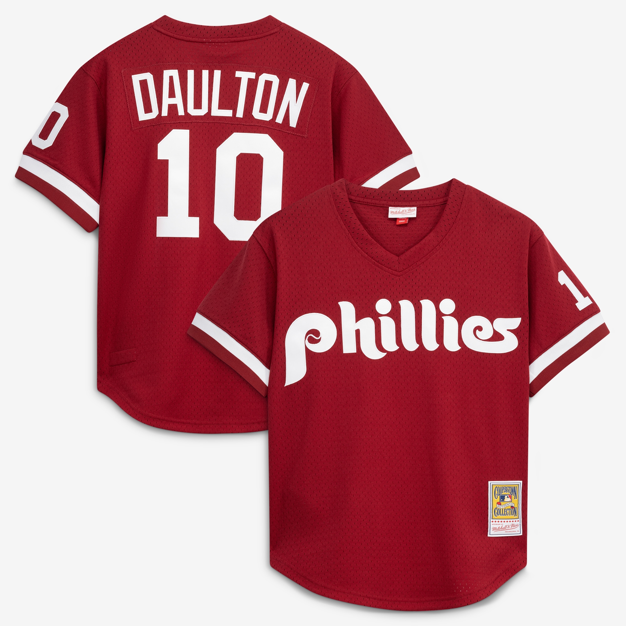 Darren Daulton Philadelphia Phillies Batting Practice Jersey - Scarlet