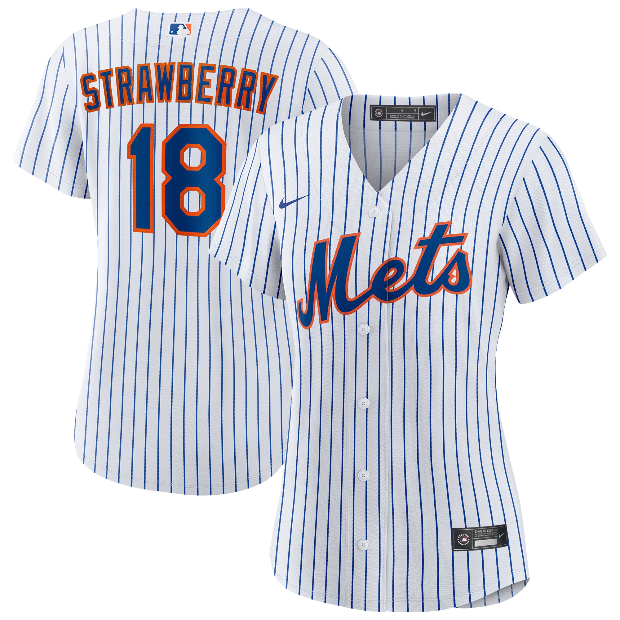 Darryl Strawberry New York Mets Women's Home Player Jersey - White