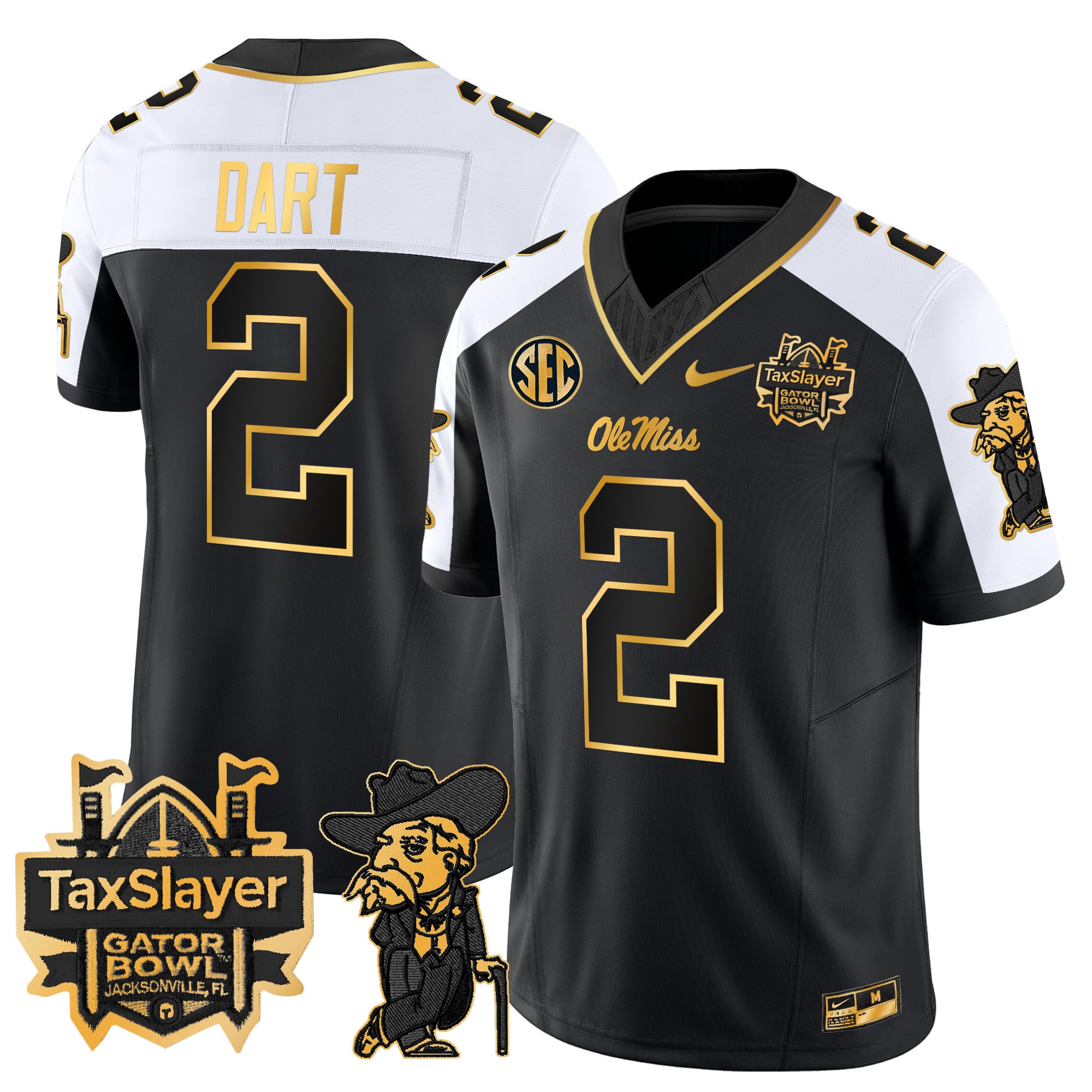 dart Ole Miss TaxSlayer Jersey - Ole Miss Dart #2 TaxSlayer Jersey