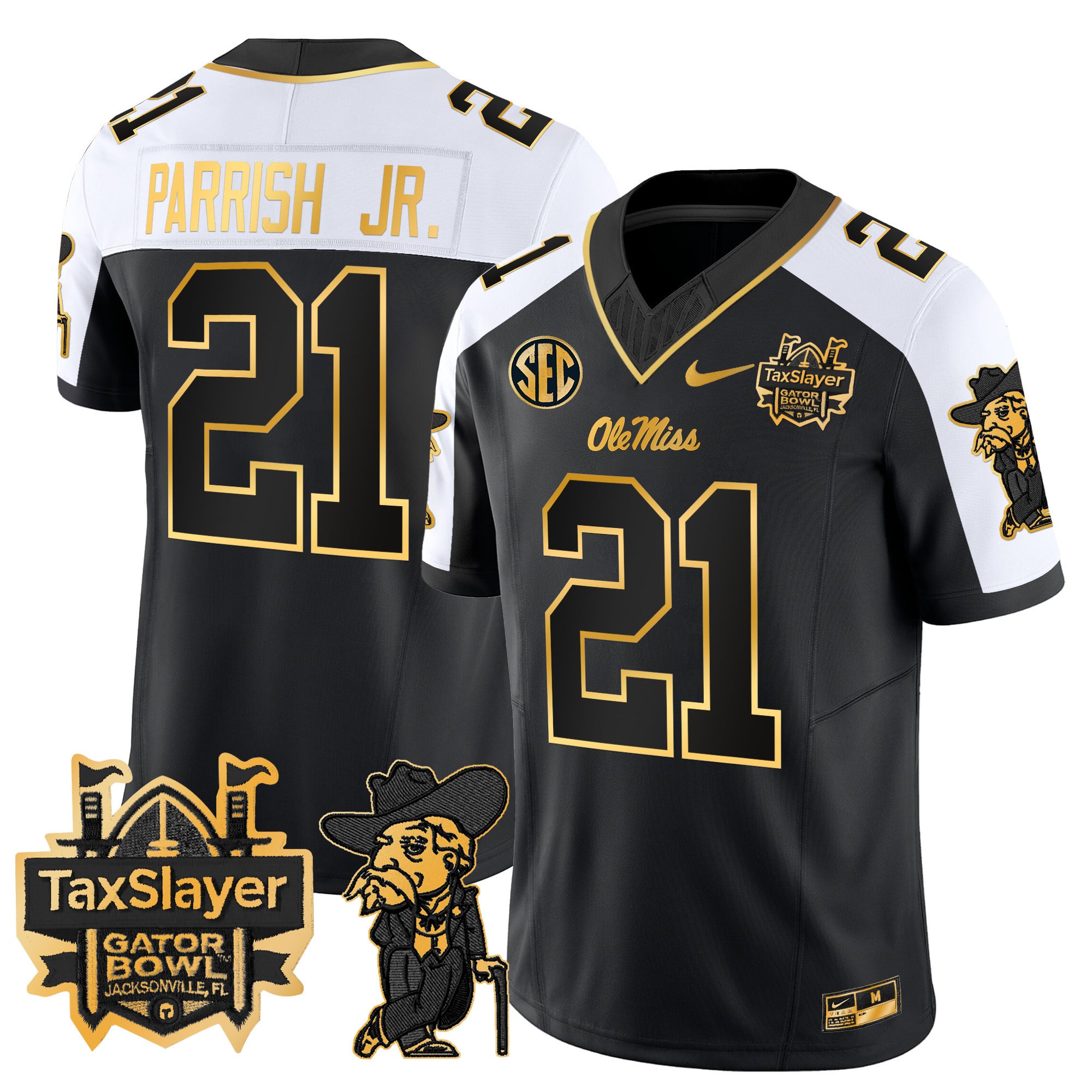 Alternative view of dart Ole Miss TaxSlayer Jersey - Ole Miss Dart #2 TaxSlayer Jersey