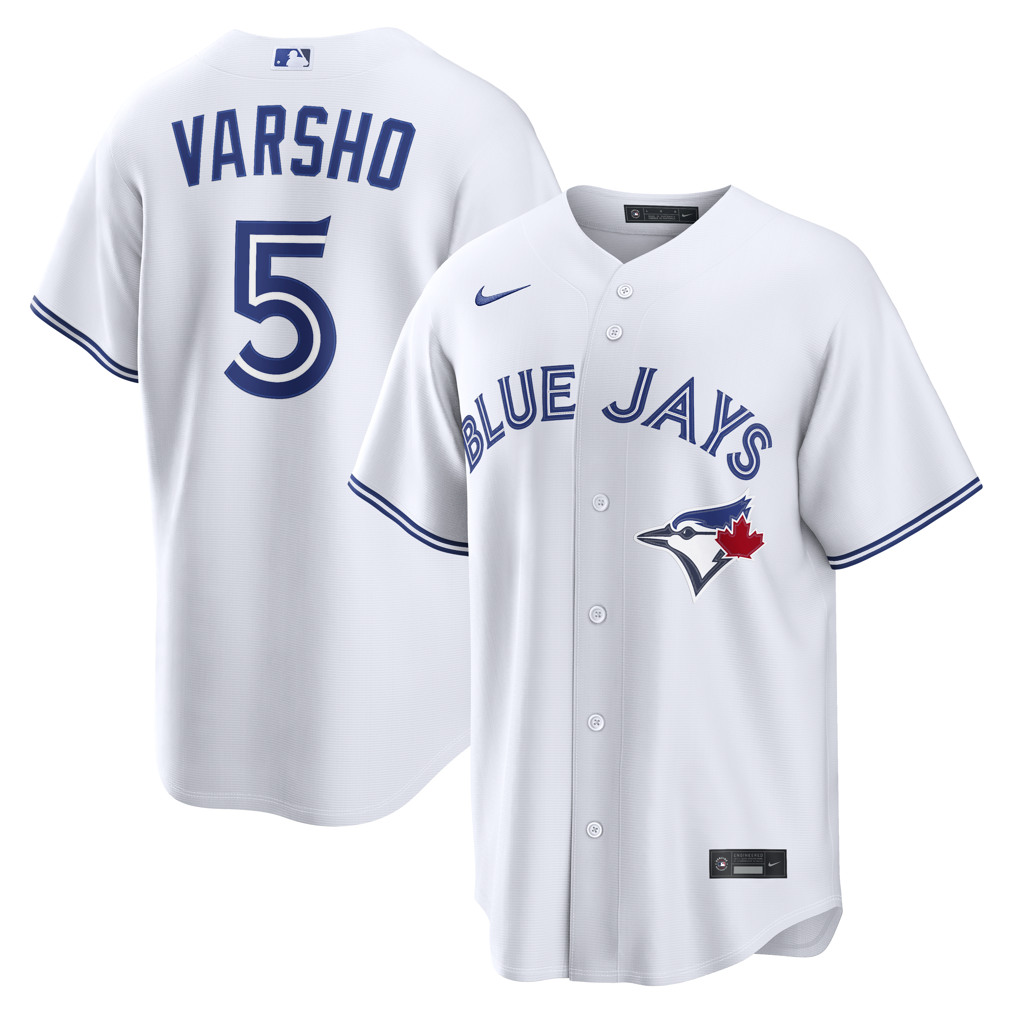 Daulton Varsho Toronto Blue Jays Home Jersey - White