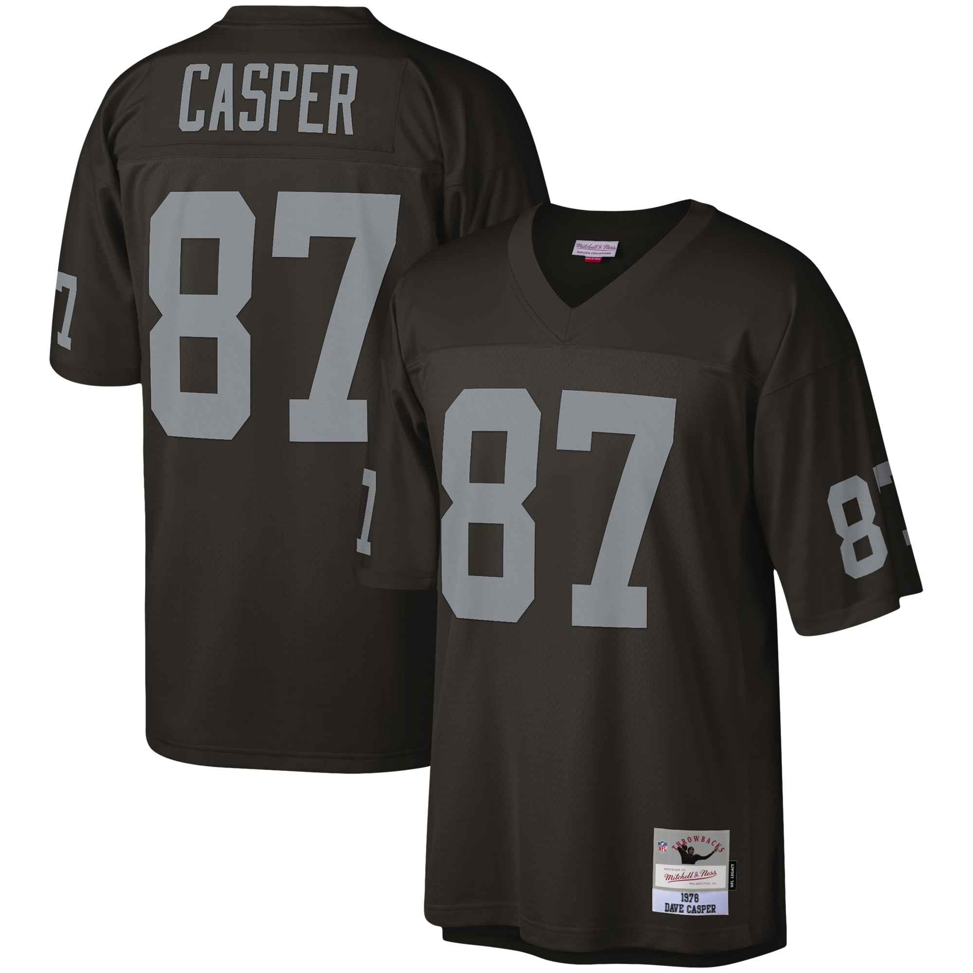 Dave Casper Las Vegas Raiders Legacy Jersey - Black