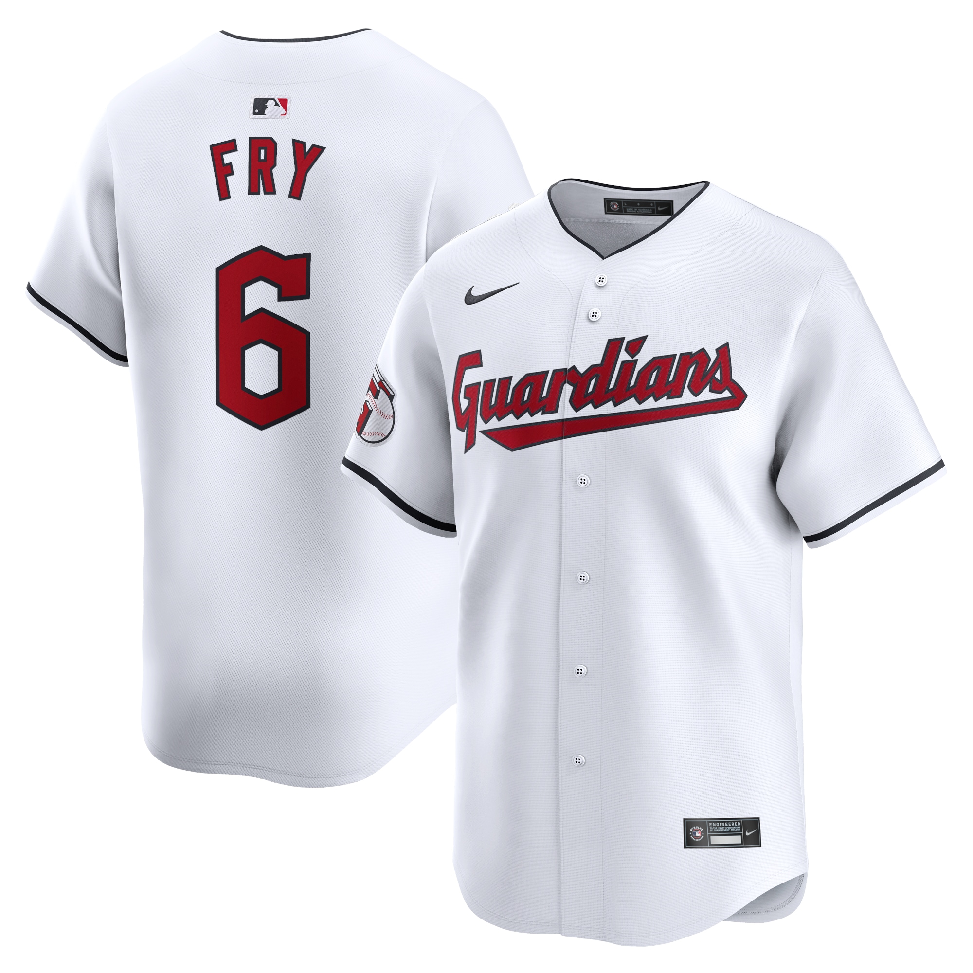 David Fry Cleveland Guardians Home Limited Player Jersey - White