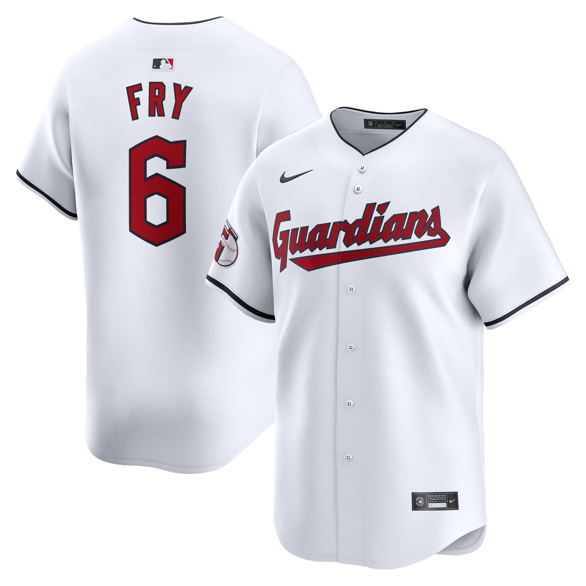 David Fry Cleveland Guardians Home Limited Player Jersey - White
